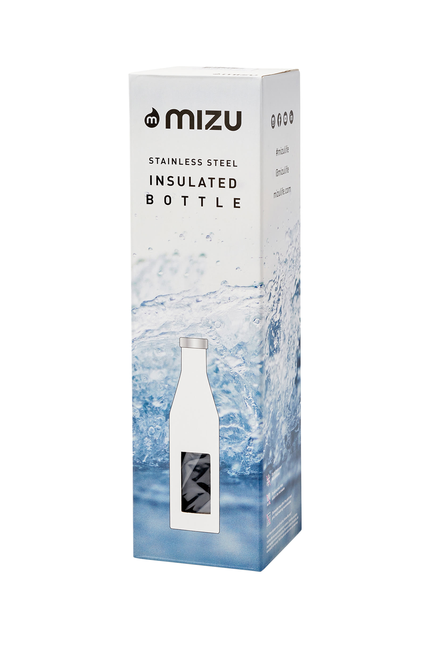  S6 Wordmark Mizu Water Bottle