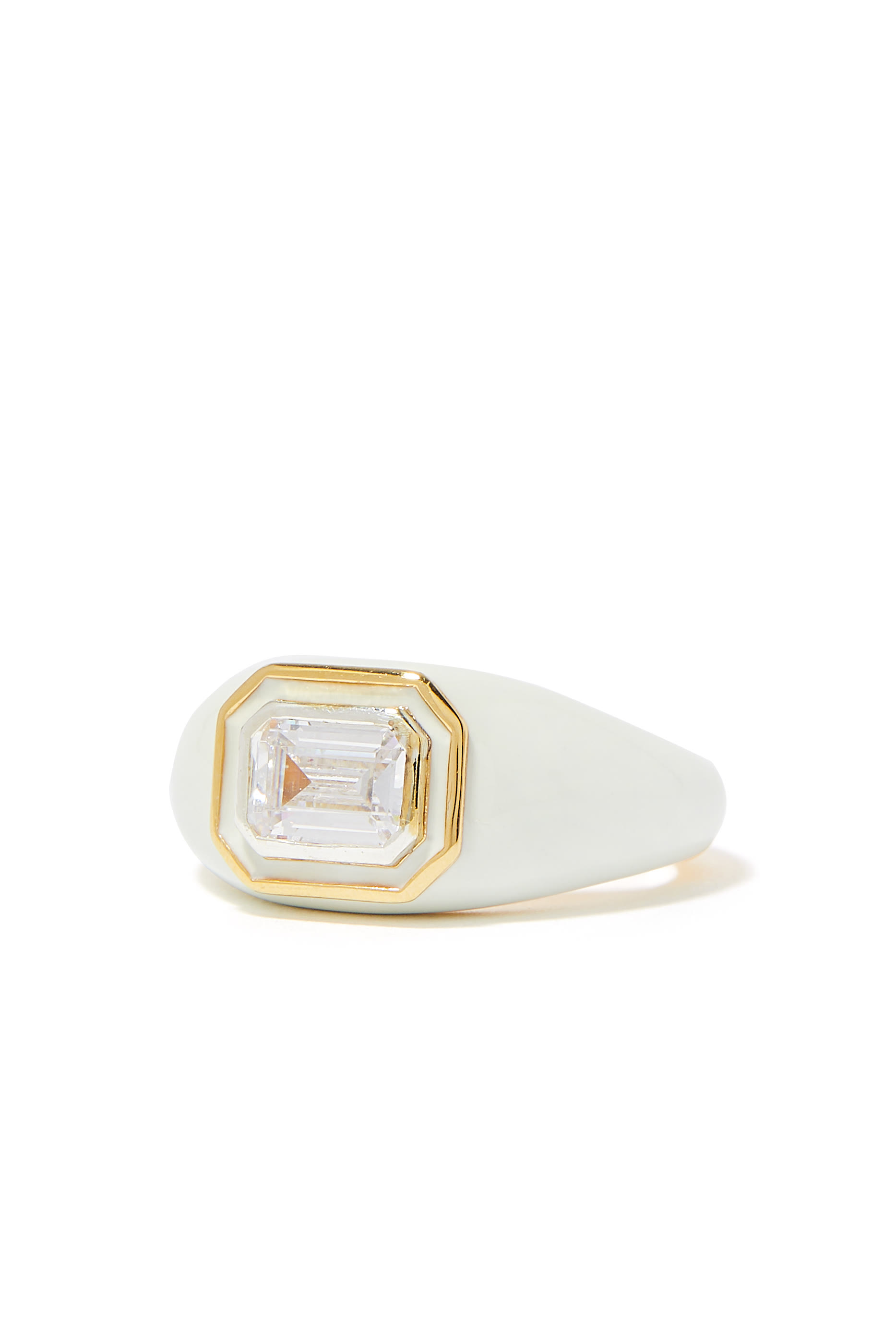 Dome Statement Ring, 18K Gold-Plated Sterling Silver