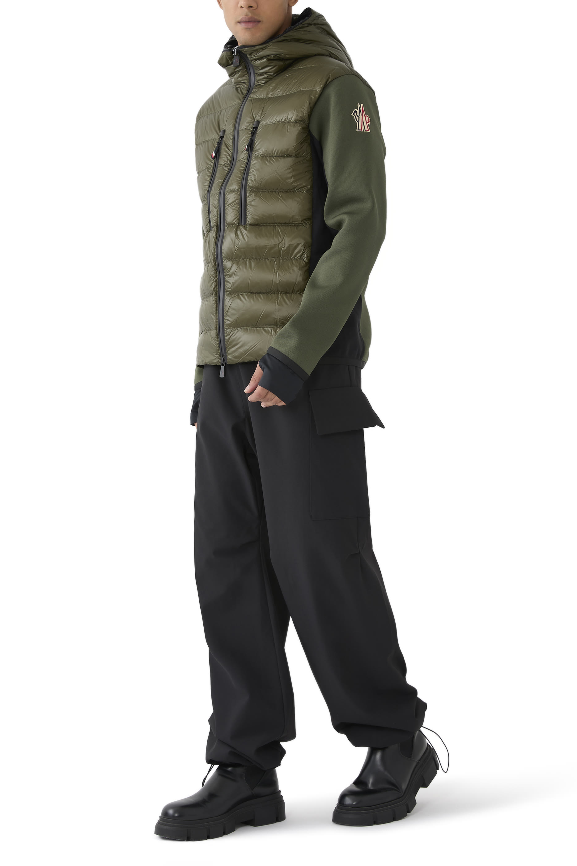 Padded Zip-Up Hoodie