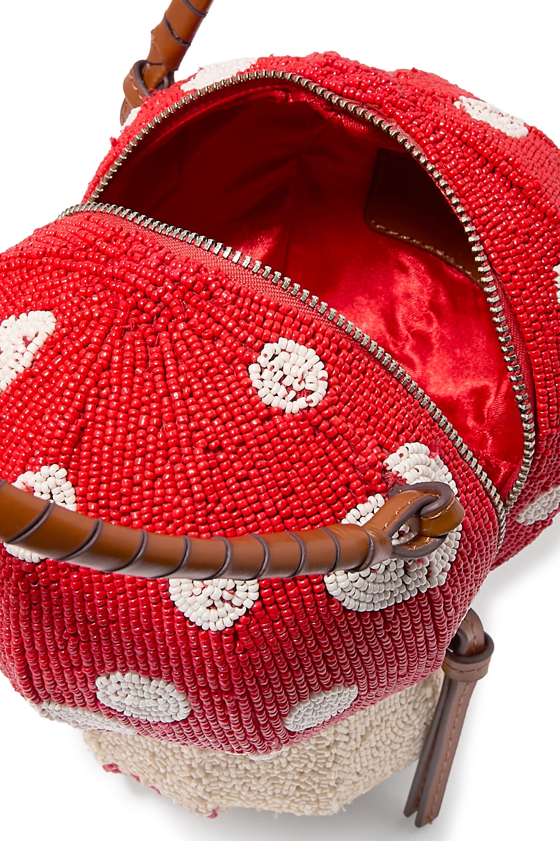 Shroom Beaded Bag