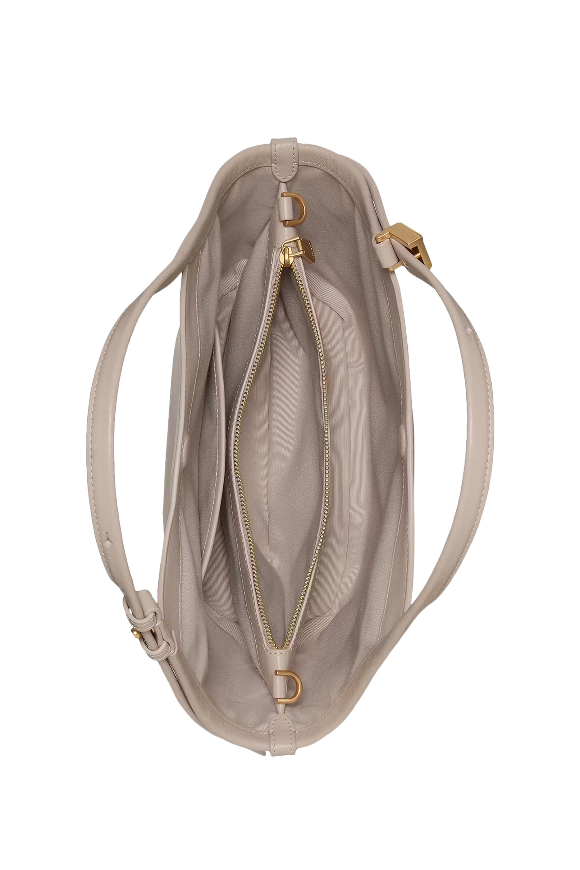 Deco Fine Grain Leather Small Tulip Tote