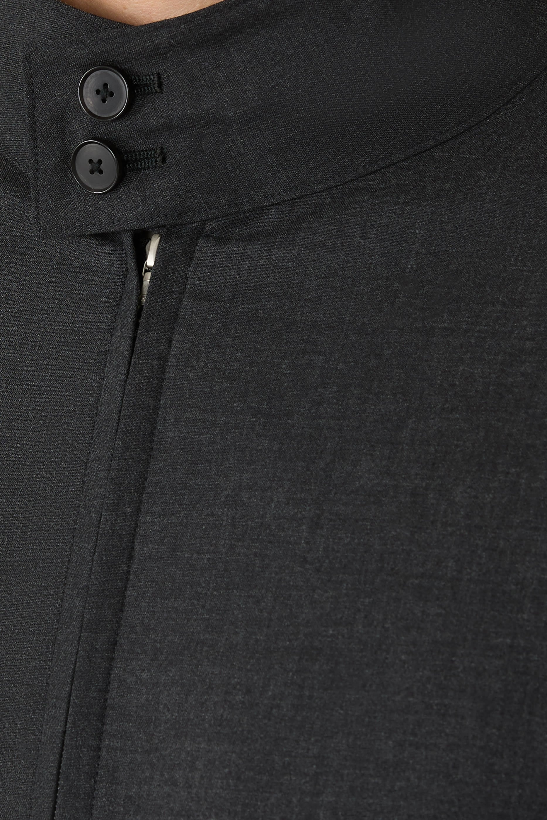 Ultra Fine Tropical Wool Zip Blouson