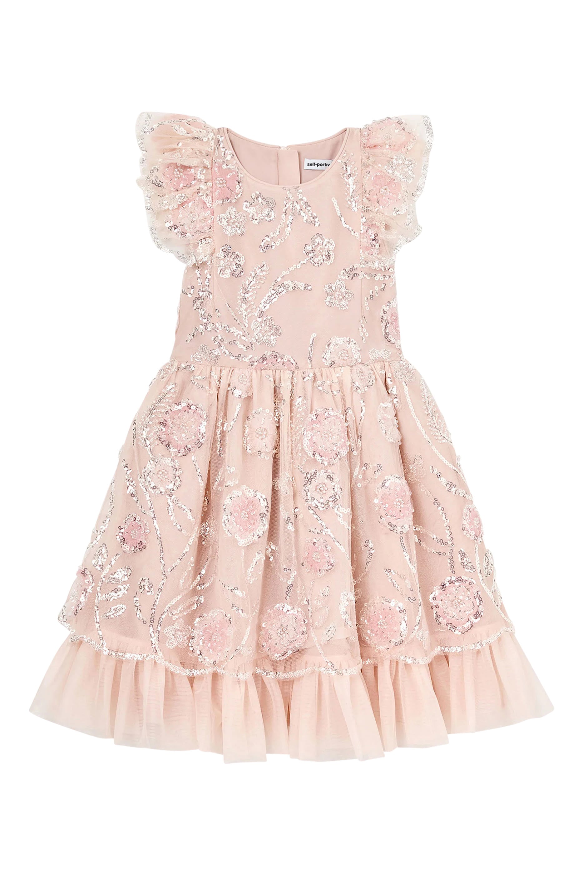Kids Sequin Embellished Dress