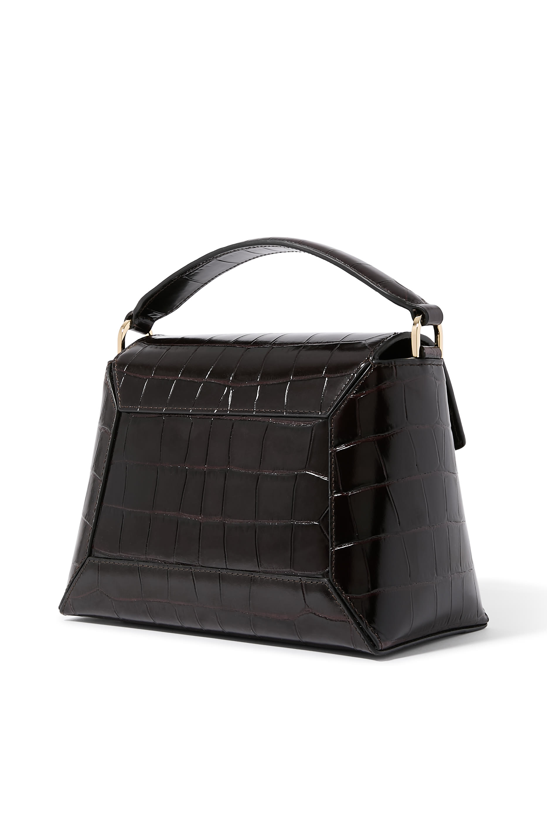 Croc Midi Tote Bag