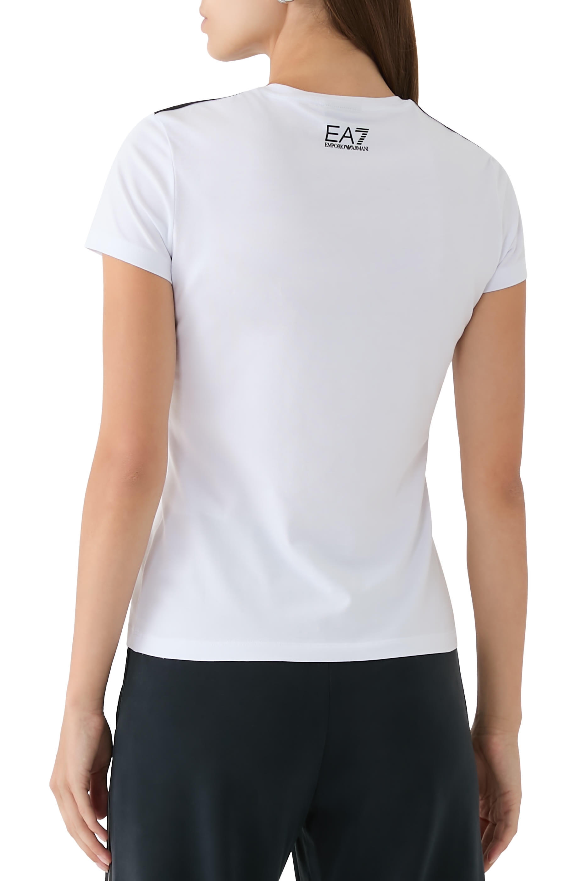 Logo Series Stretch Cotton Jersey T-Shirt