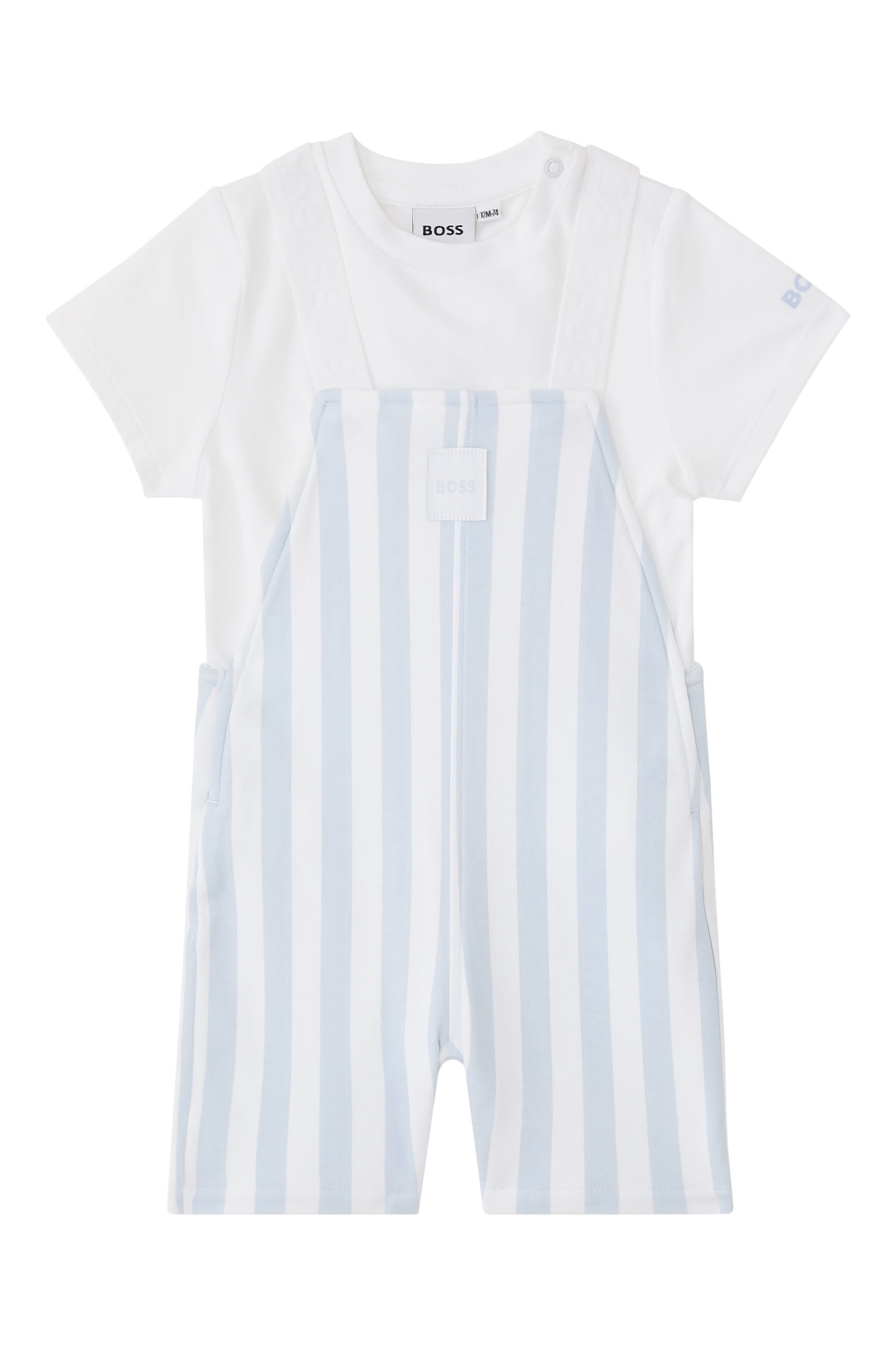 Kids Dungarees & T-Shirt Set