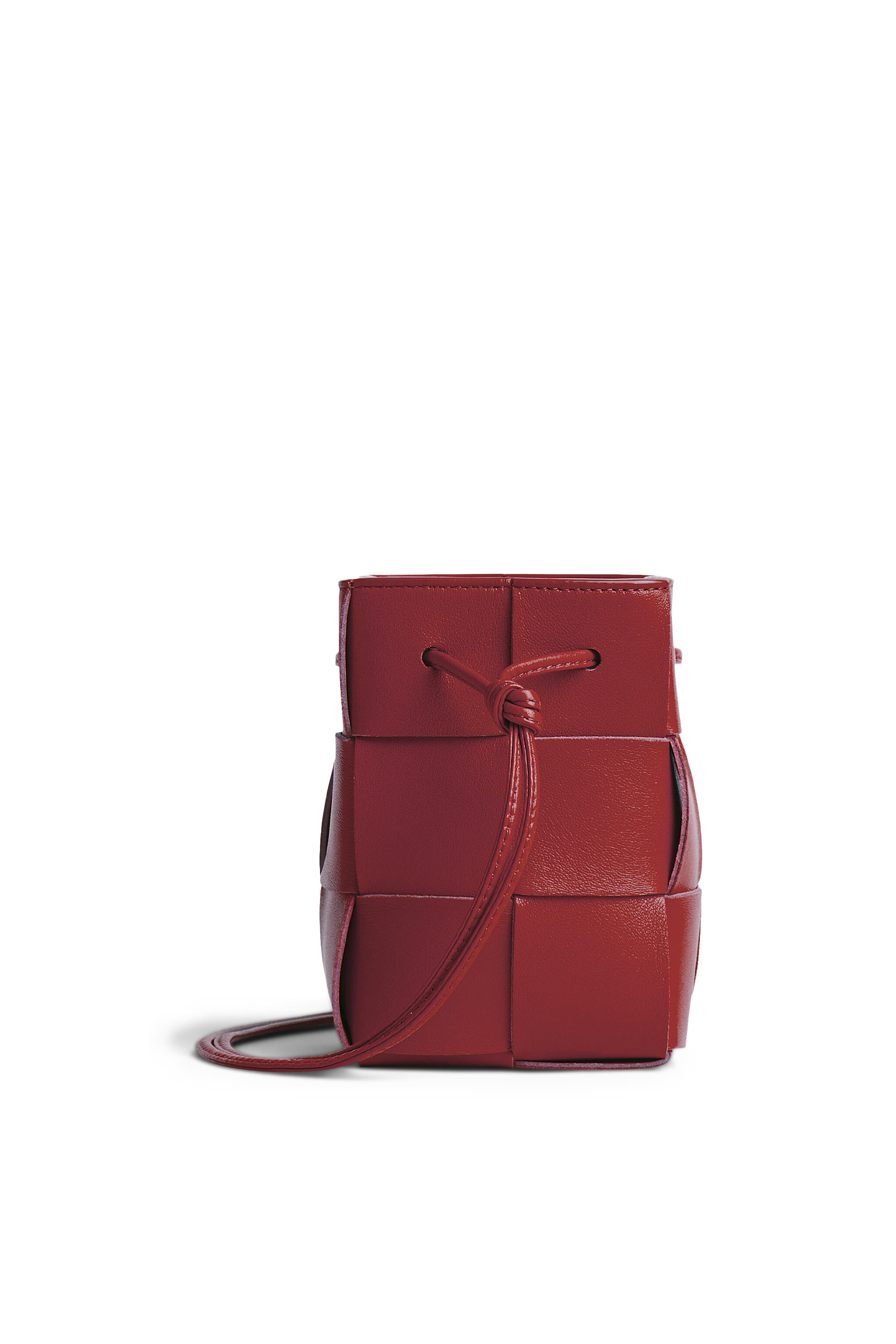 Mini Cassette Cross-Body Bucket Bag