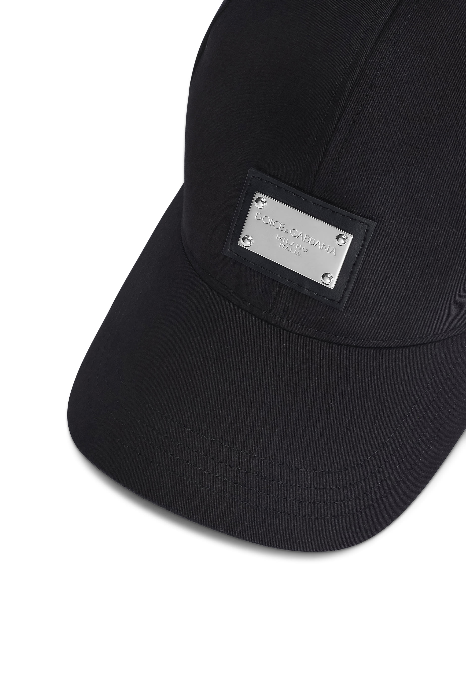 Logo Tag Cotton Baseball Cap
