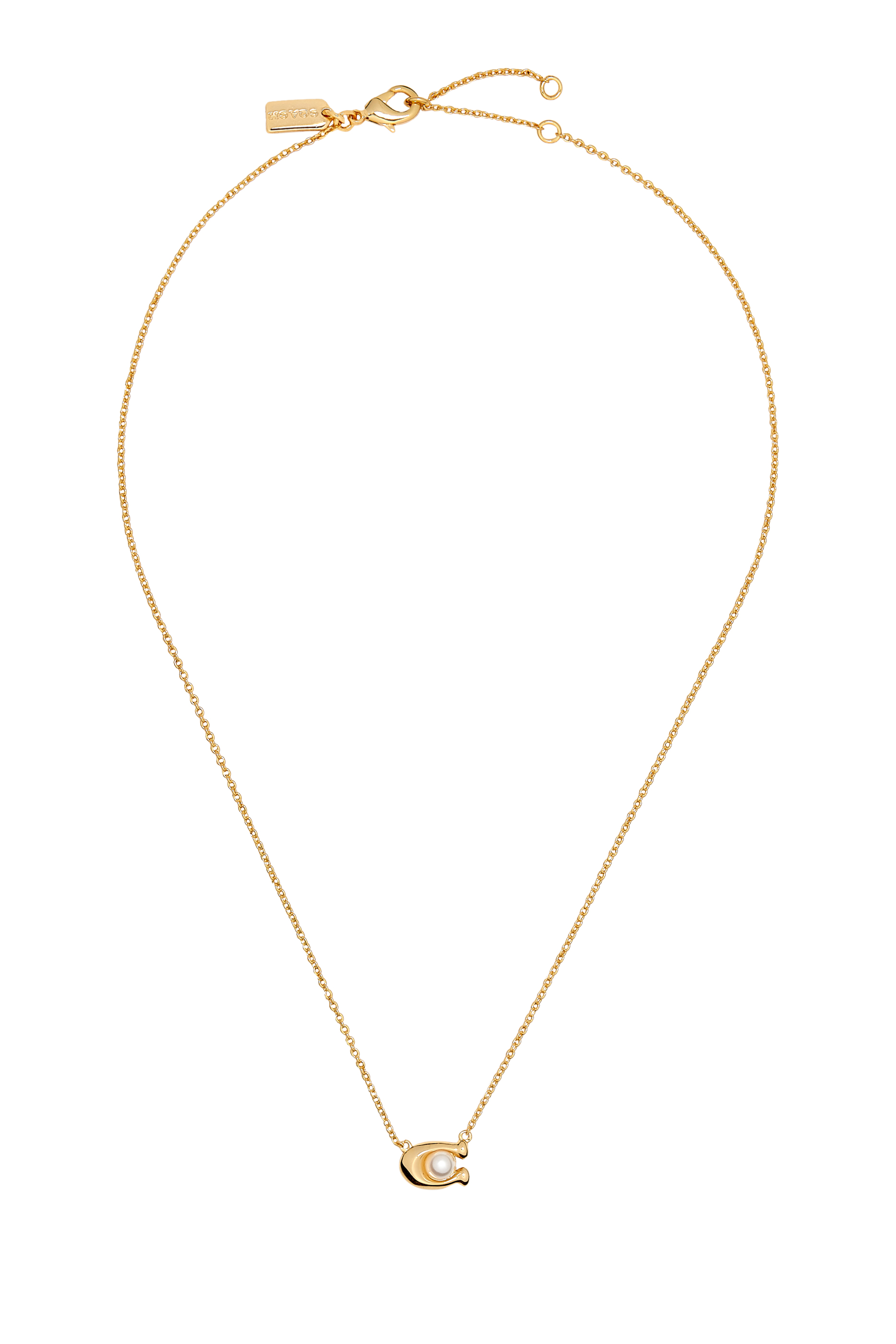 Signature Pendant Pearl Necklace