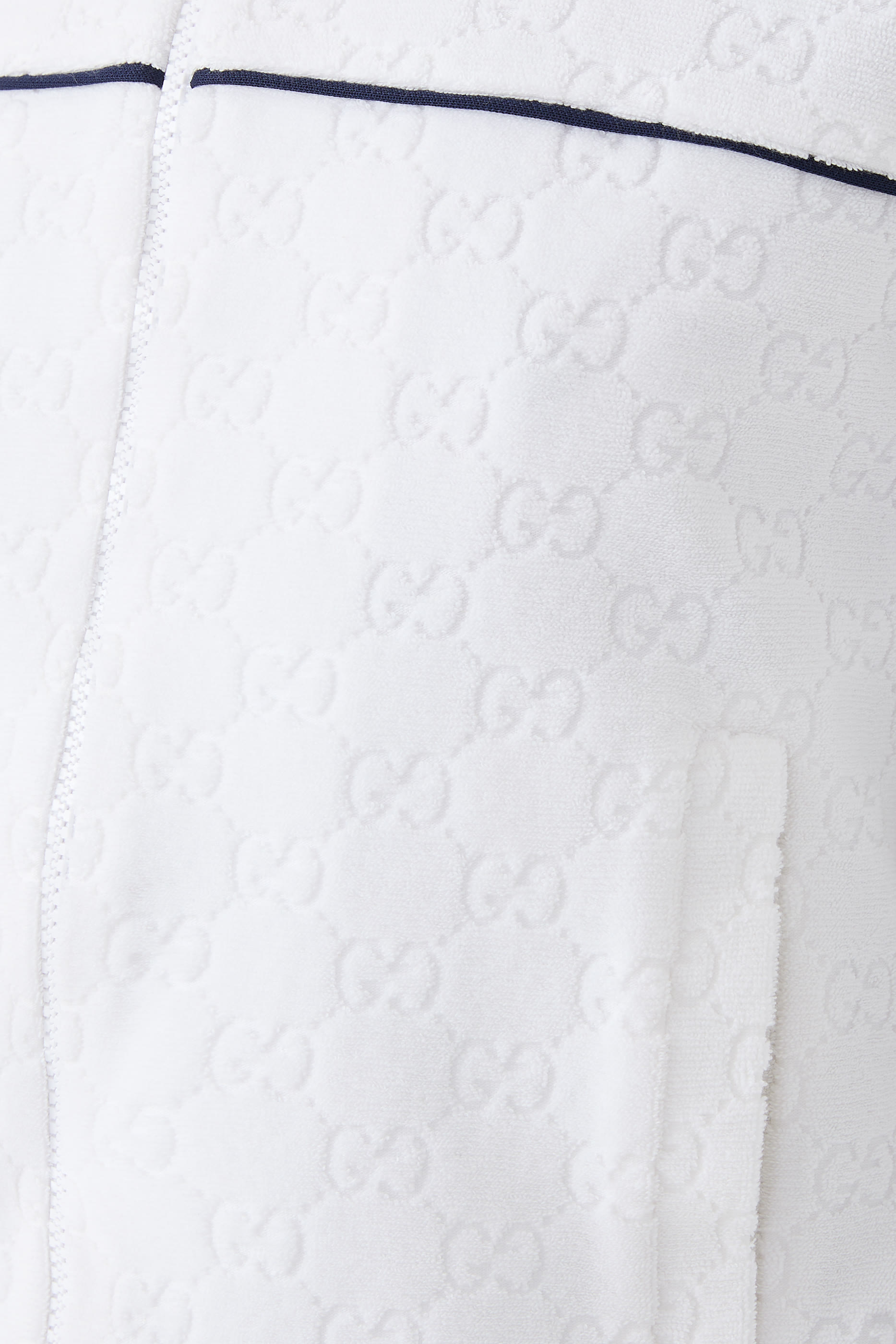 GG Terrycloth Cotton Zip Sweatshirt