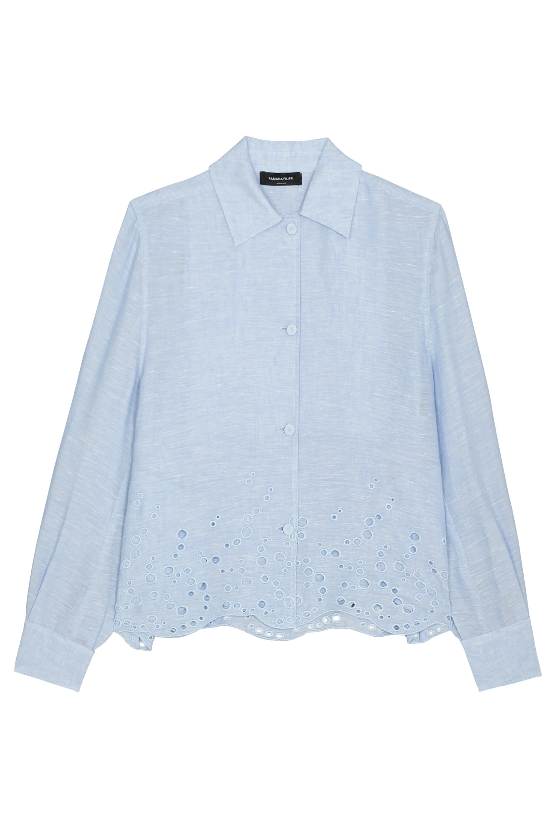 Openwork Embroidered Shirt