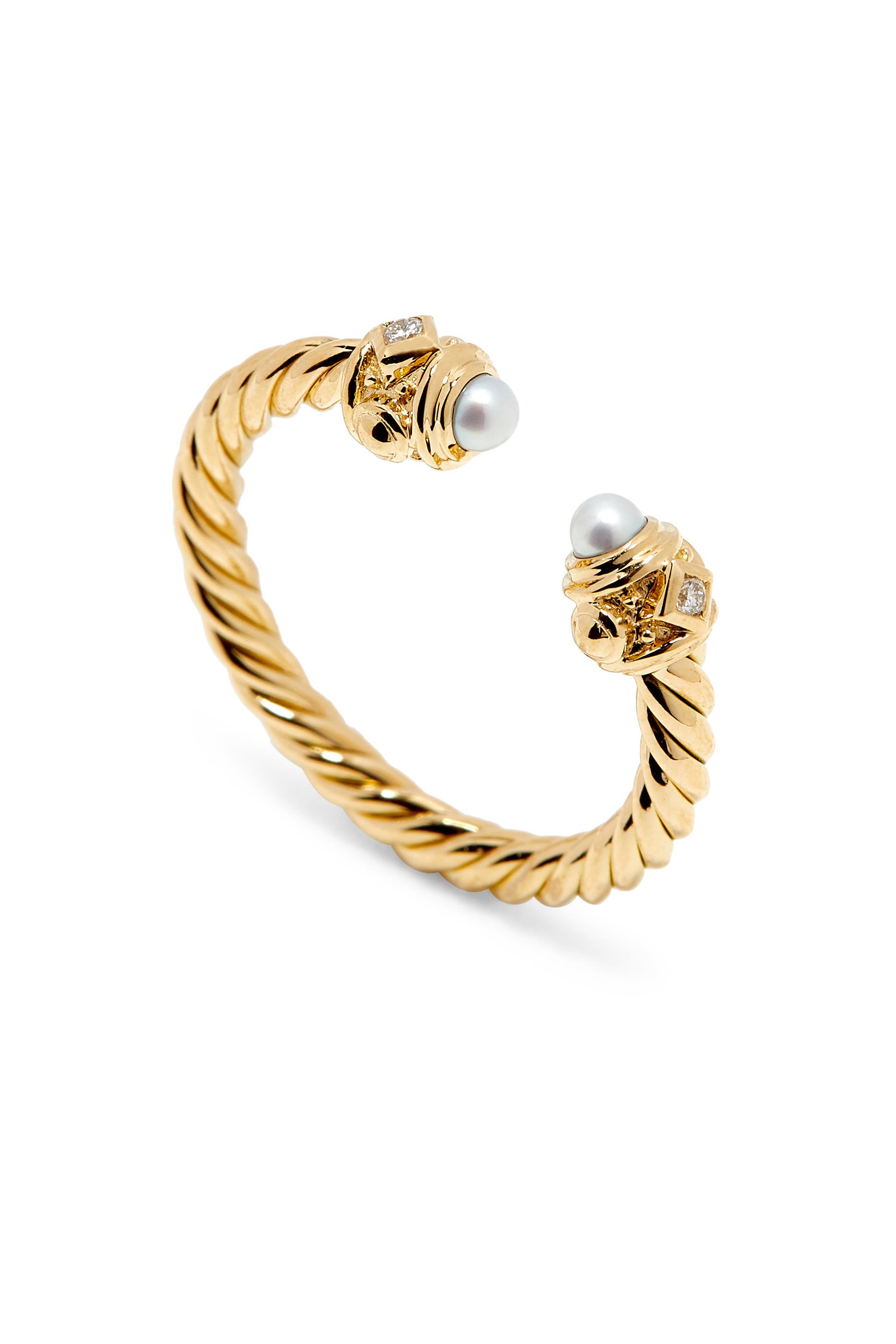 Renaissance Pearls and Diamonds Ring