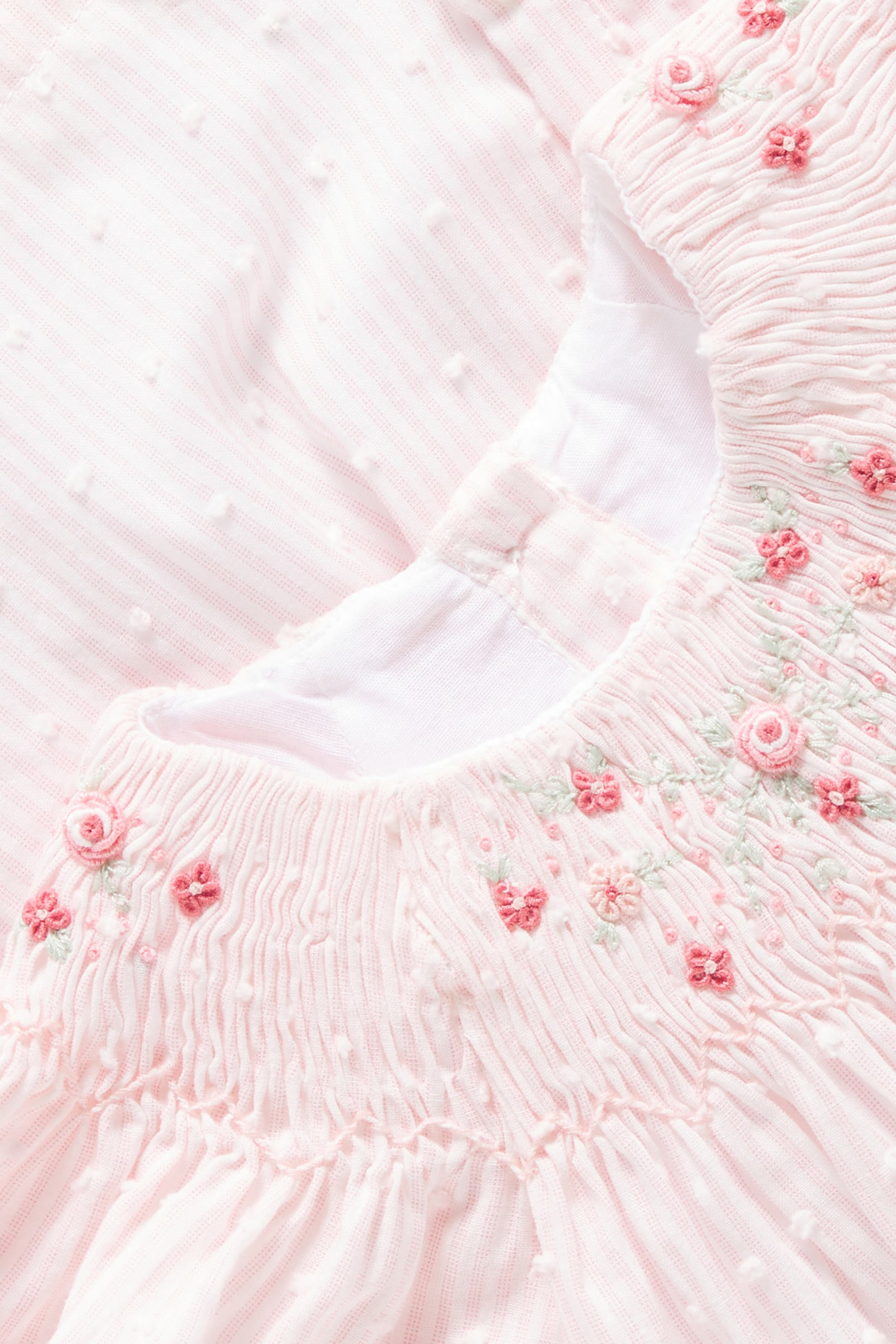 Kids Smocked Floral Cotton Dress