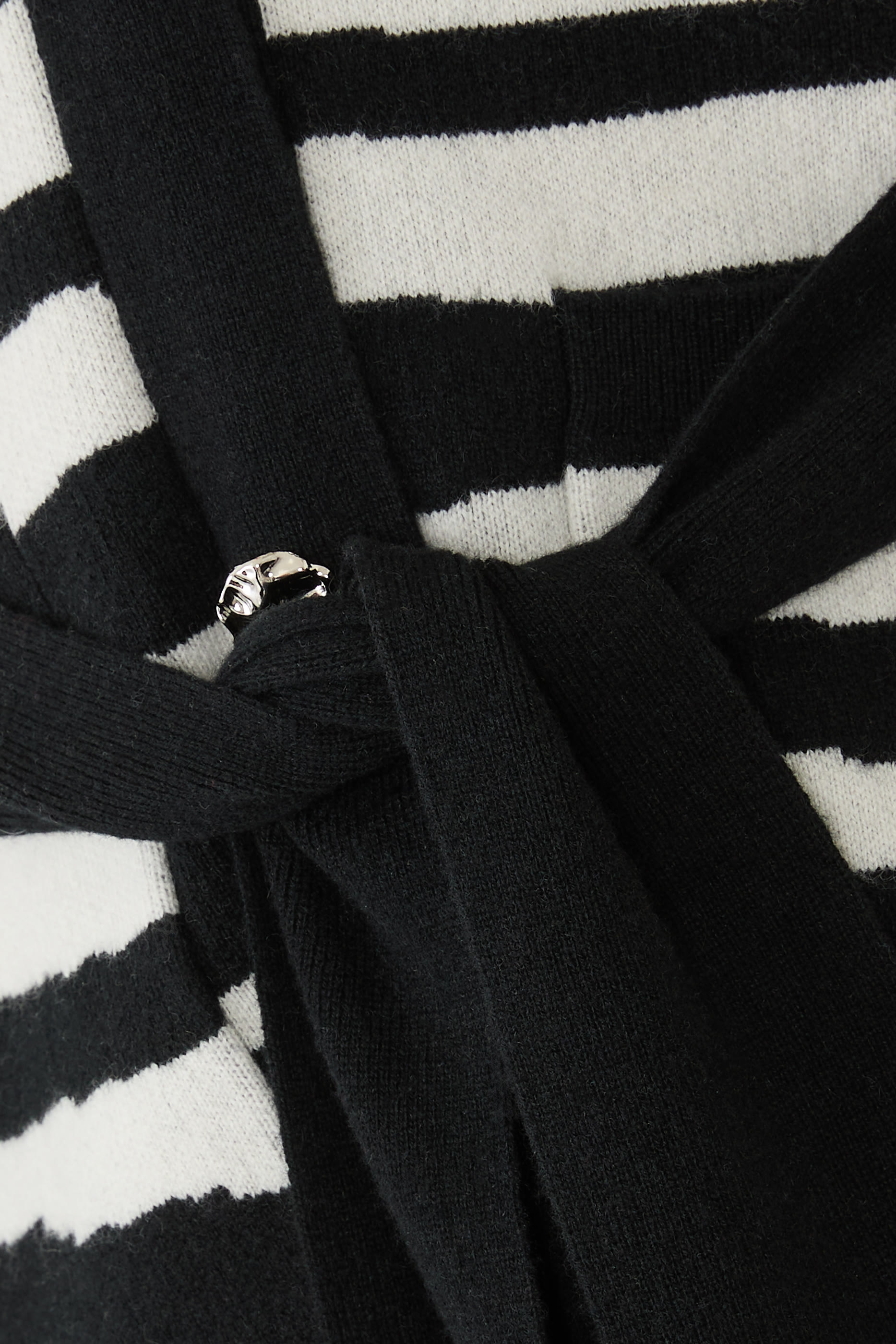 Belted Cardigan with Faux Cuffs