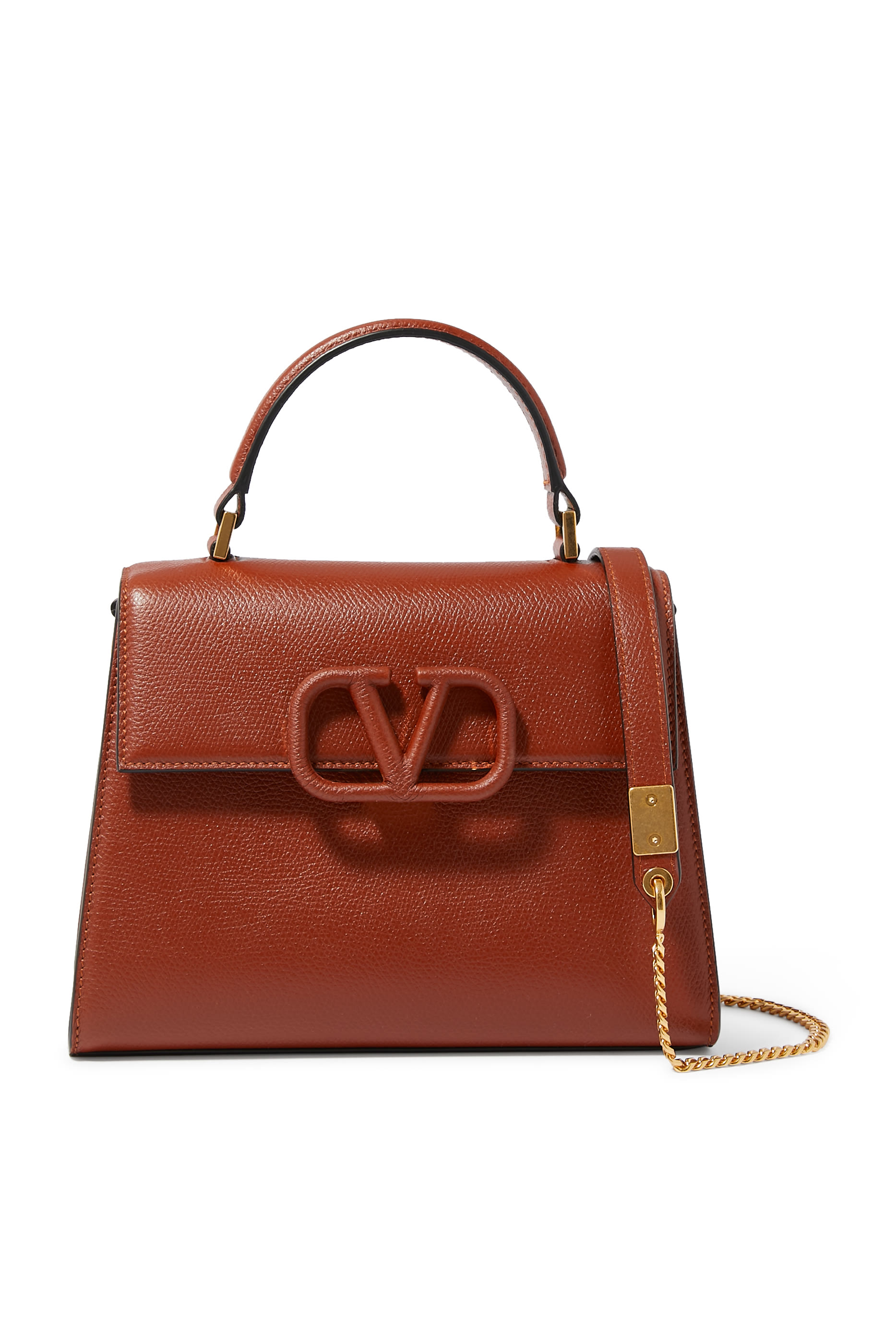 VSling Grainy Calfskin Handbag