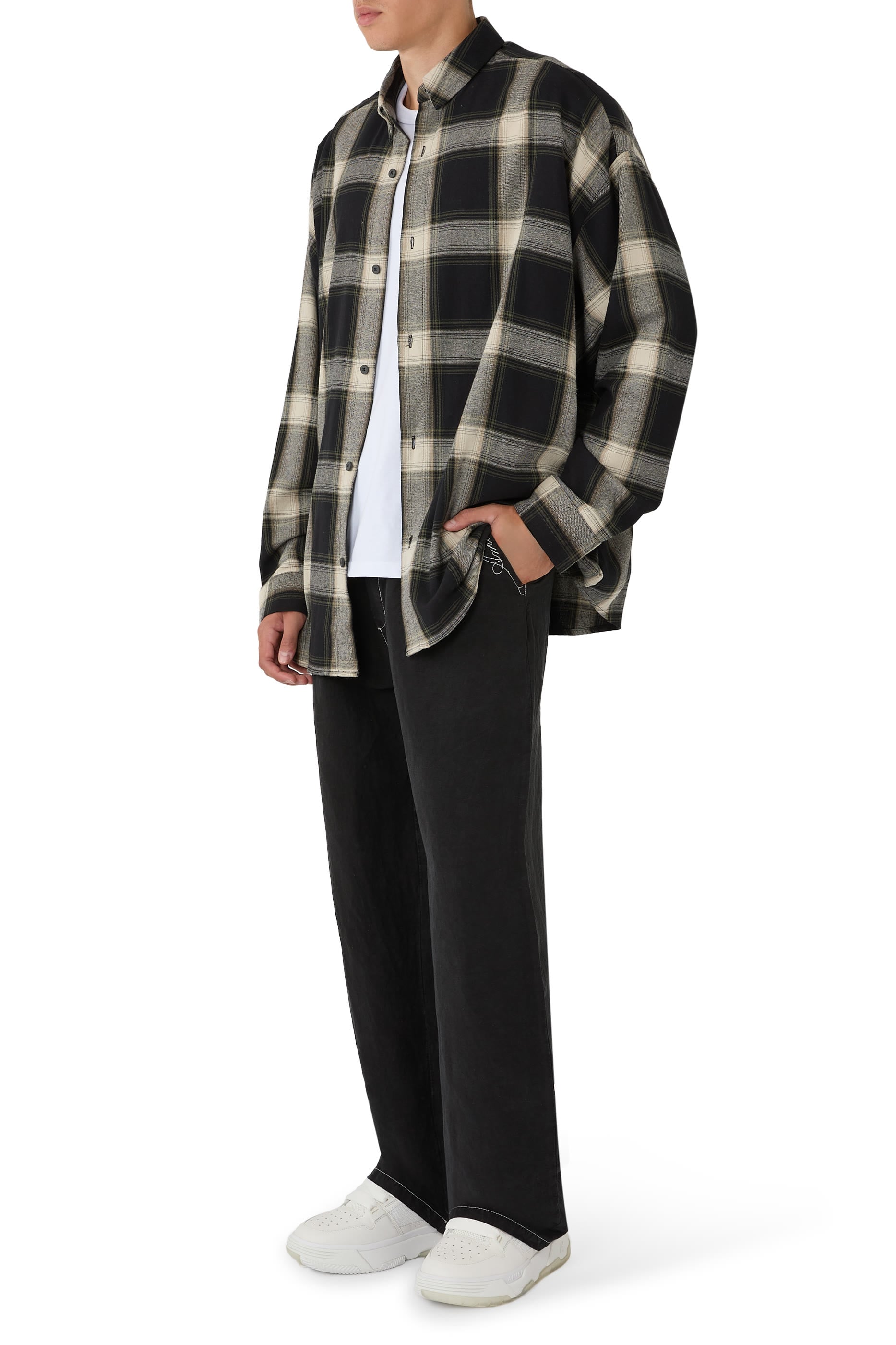 Script Linen GD Casual Pants