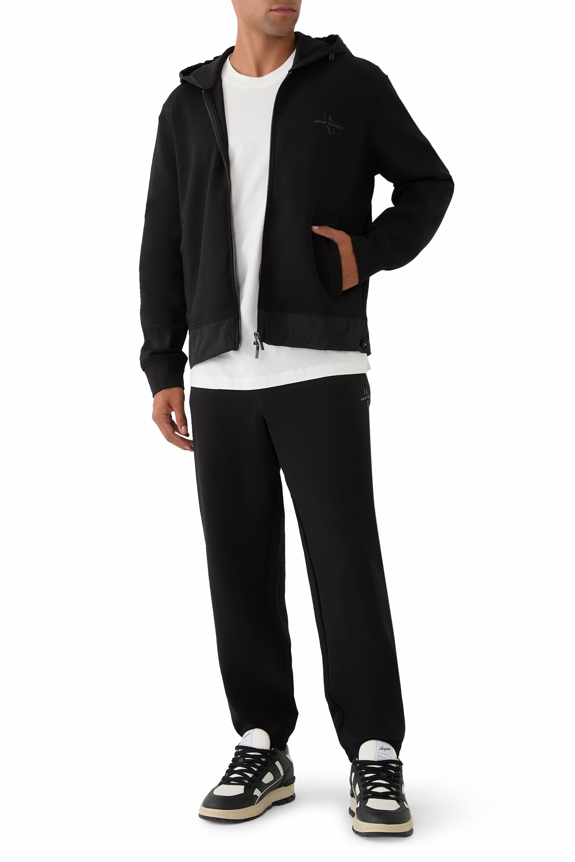 Full Zip Sweatshirt with A|X Lettering