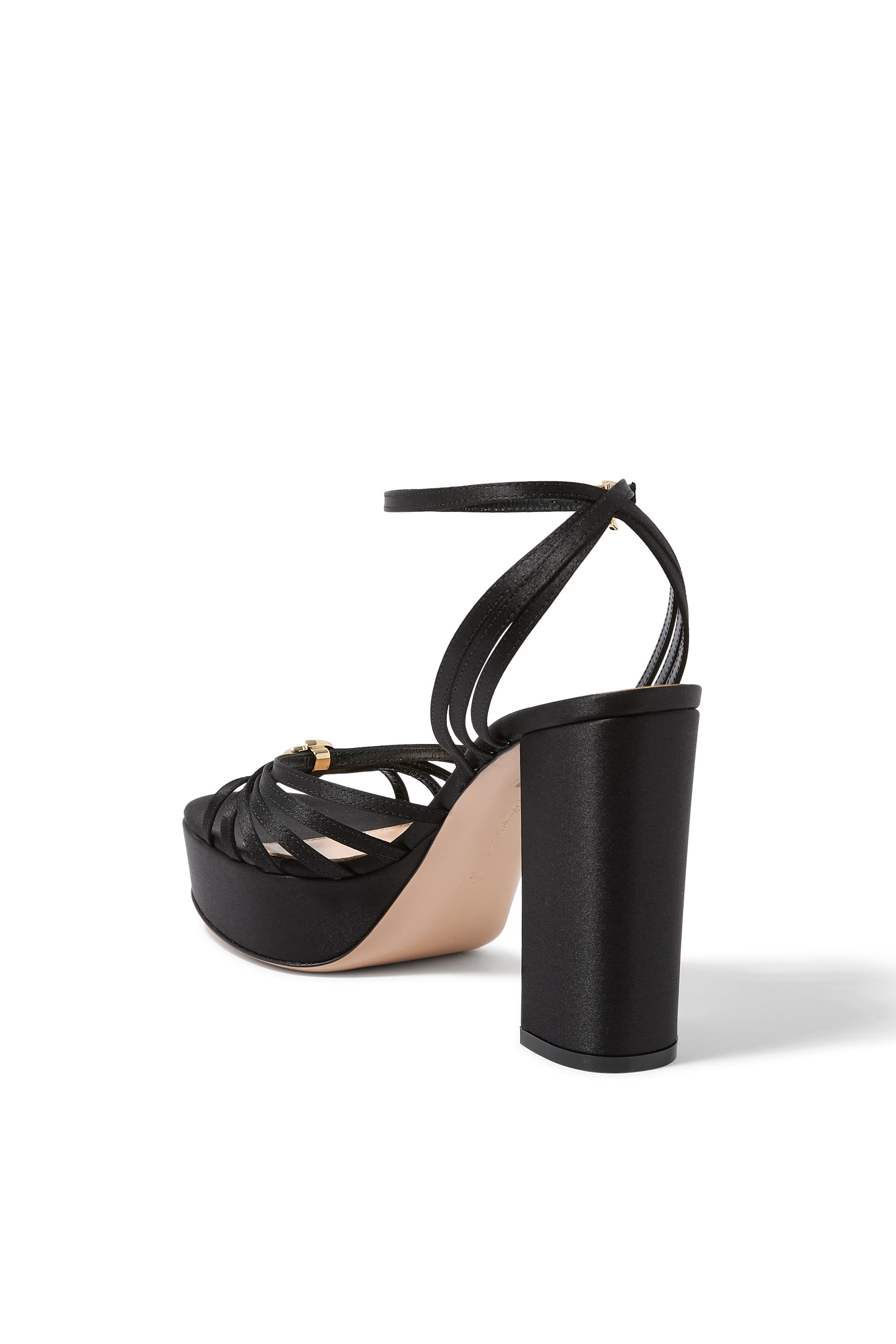Rita Satin 70 Platform Sandals