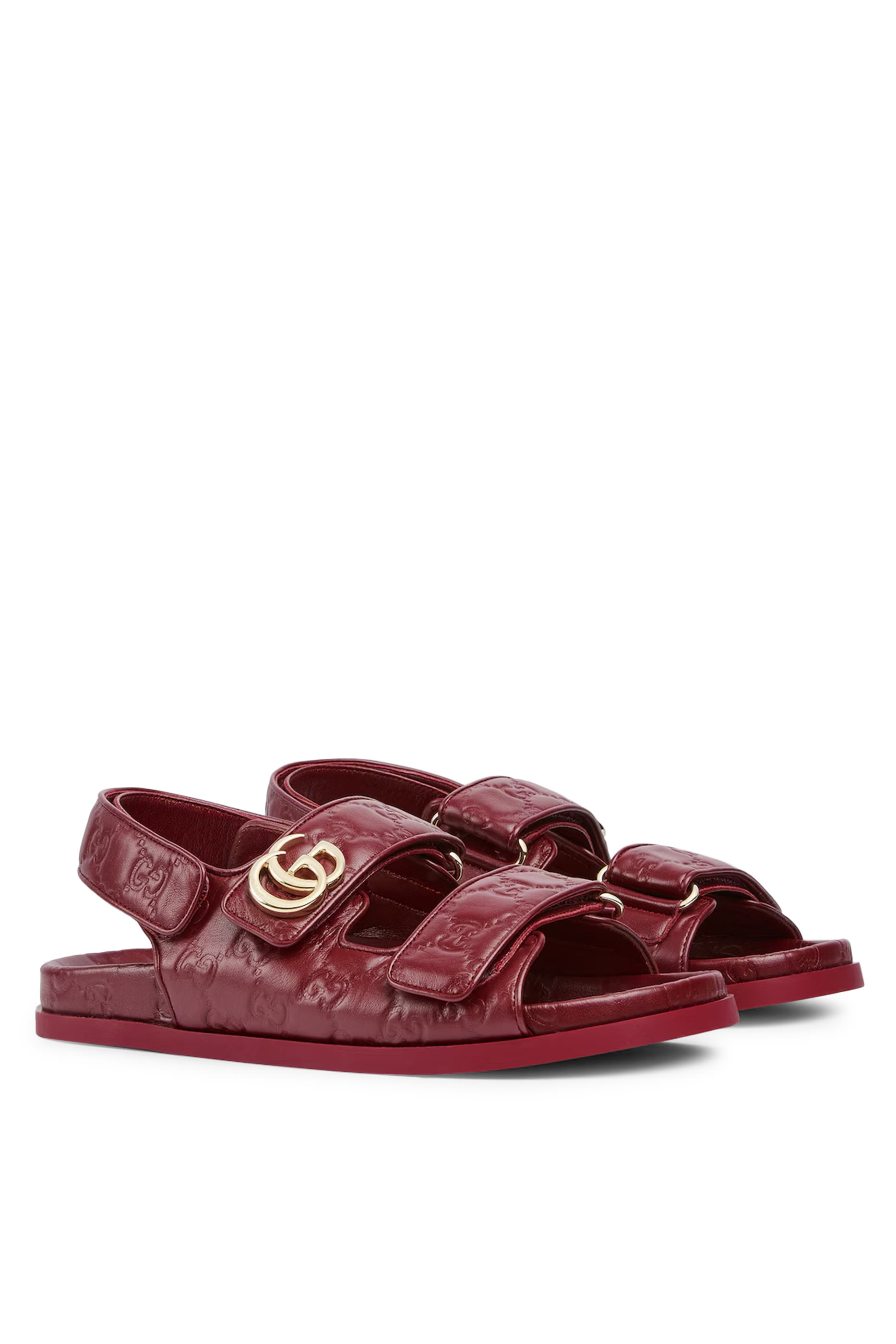 Double G Leather Sandals