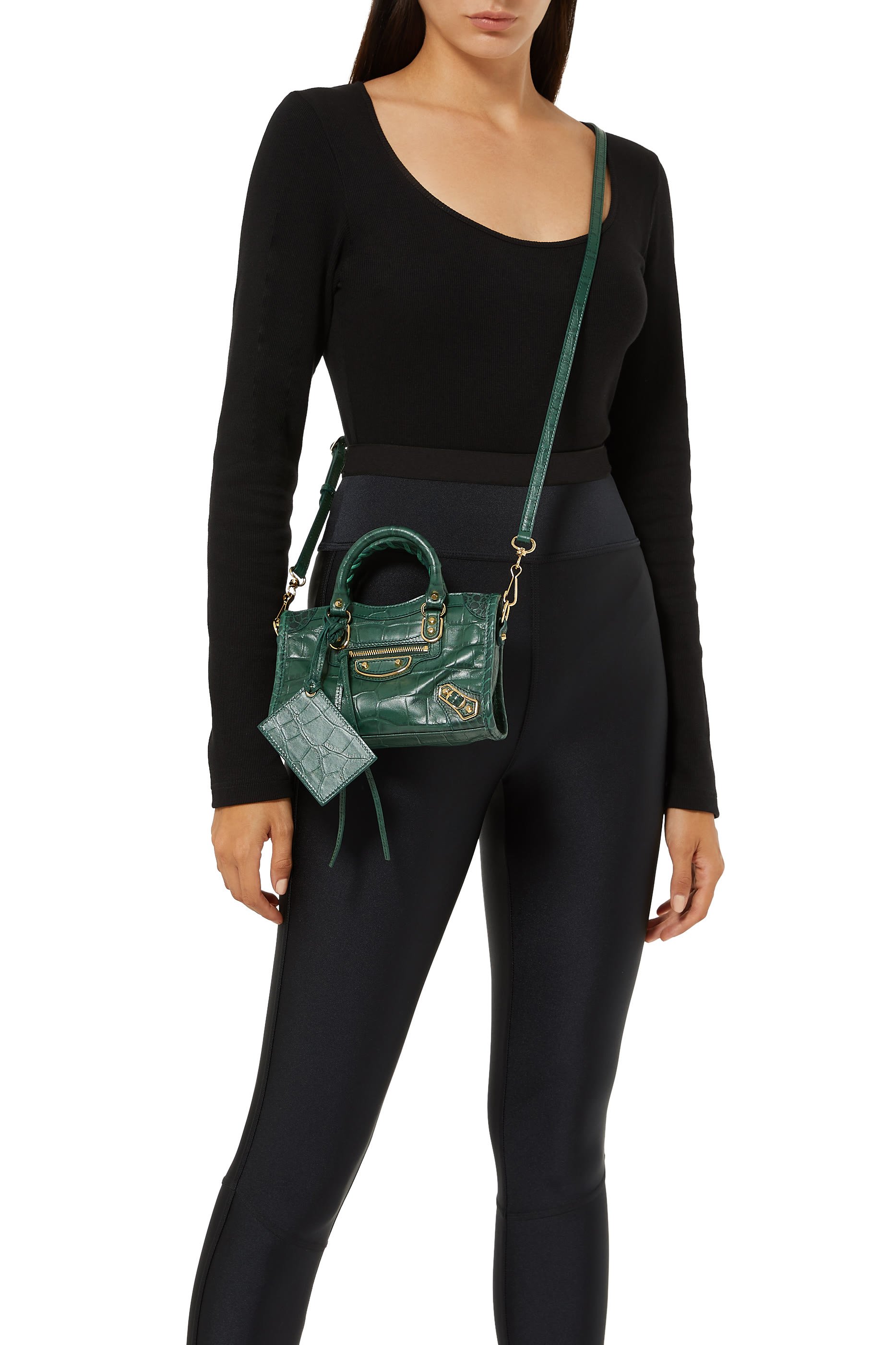 Classic Metallic Edge Nano City Bag