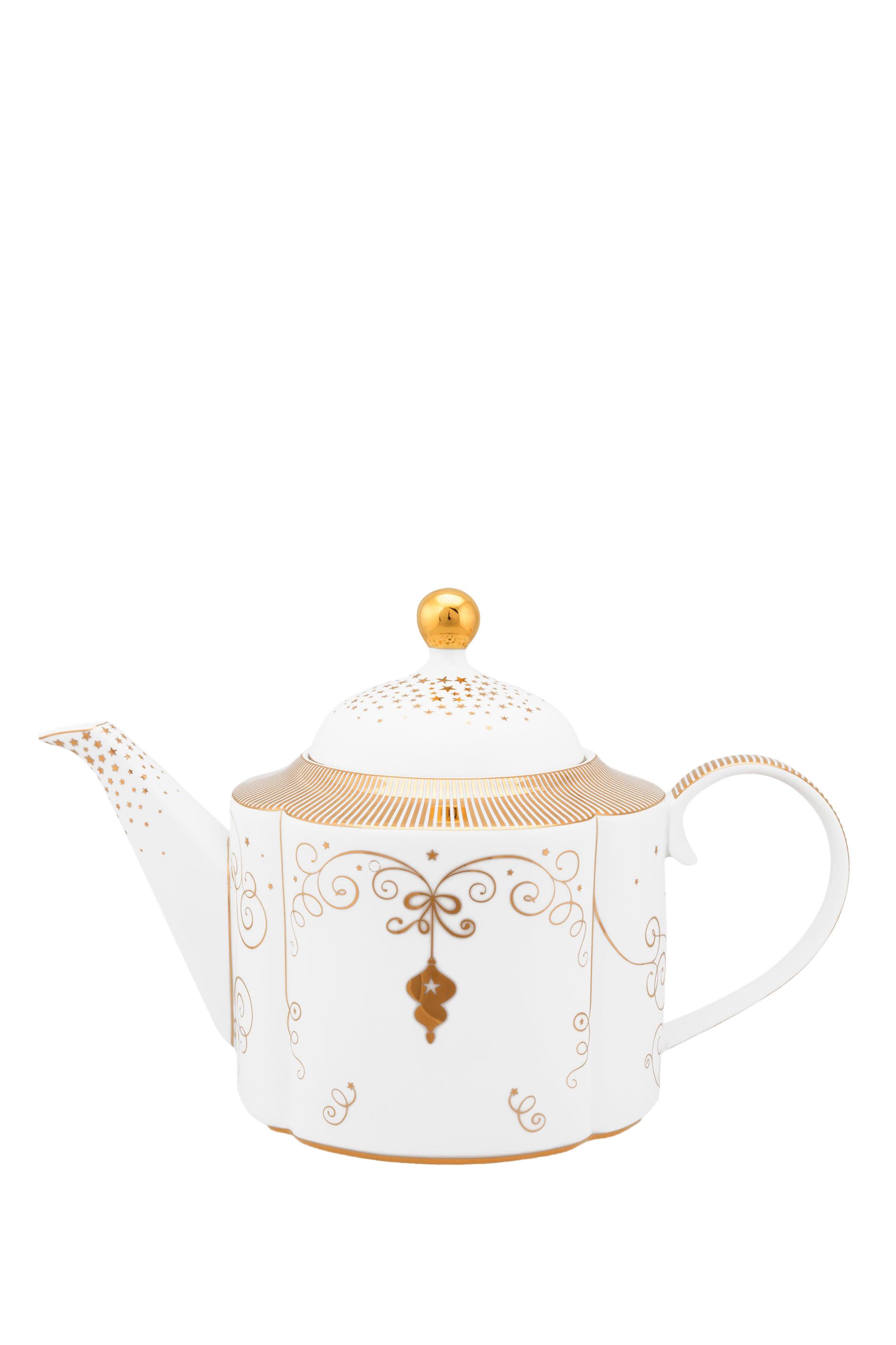 Royal Winter White Large Teapot