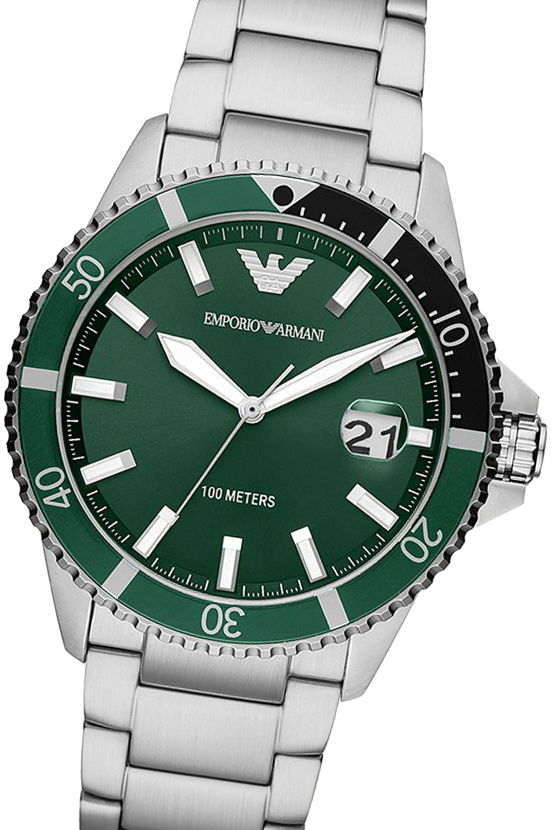 Diver 42mm Stainless Steel Watch