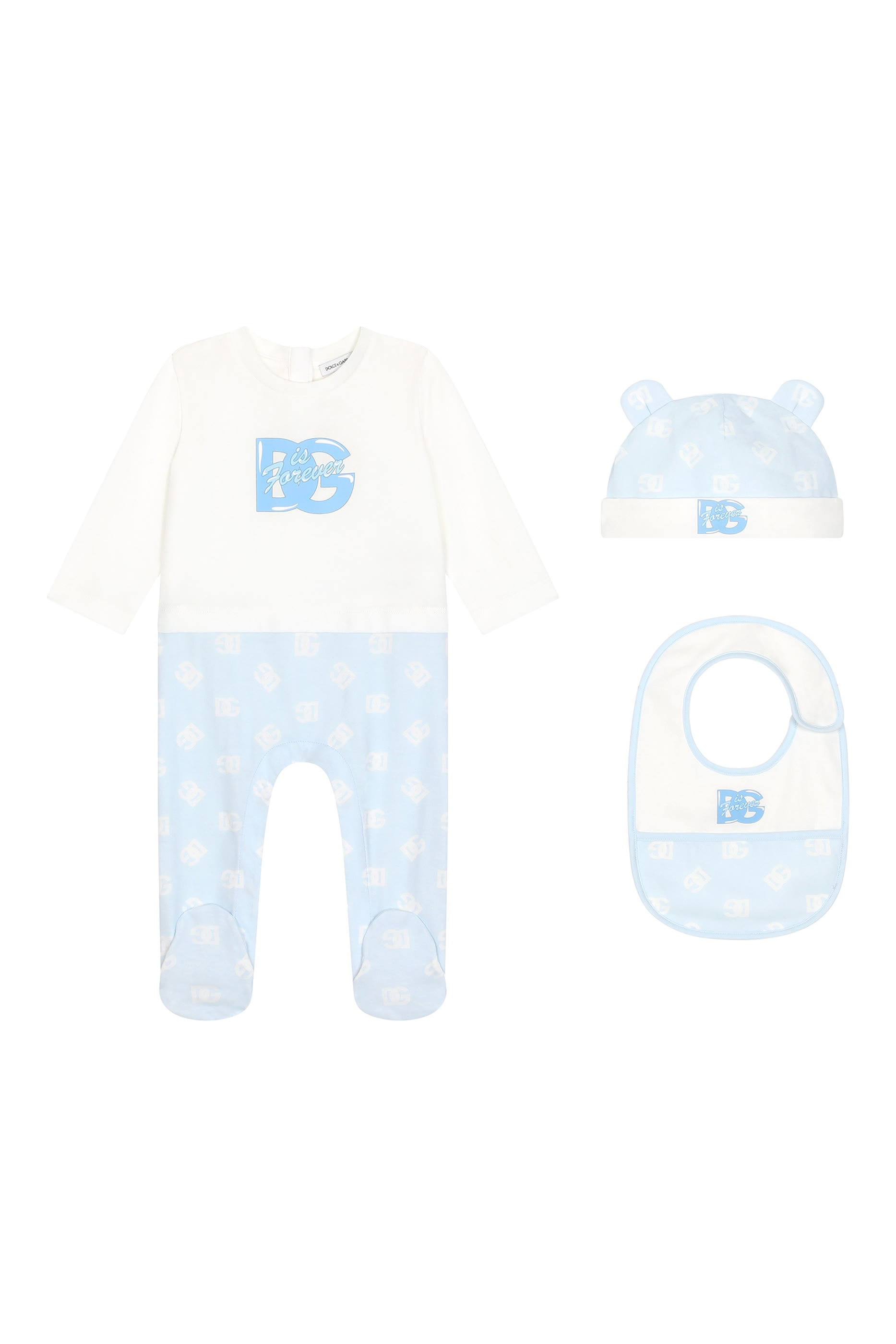 Kids Logo Print Bodysuit, Set of 3