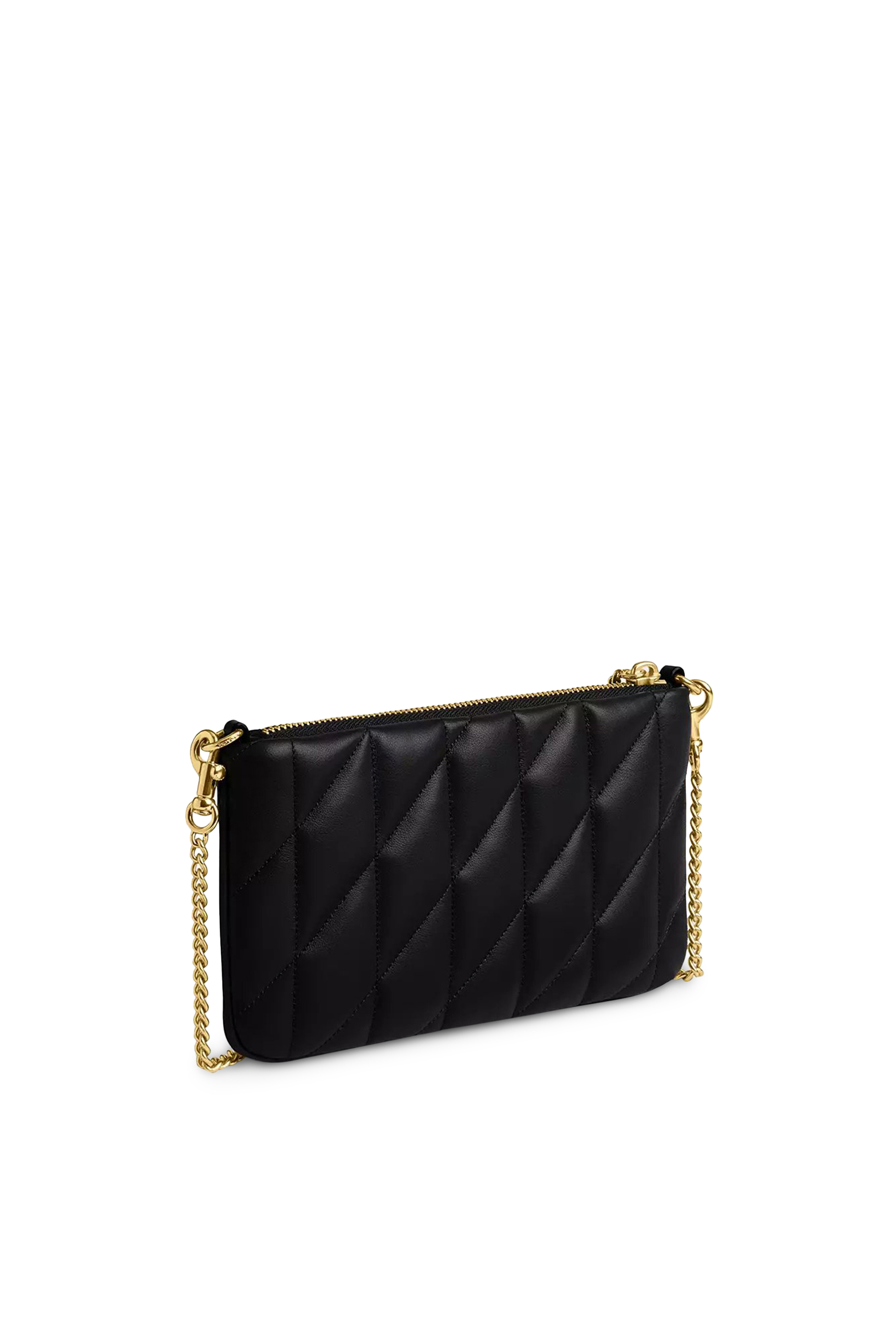 Pouch Bag in Quilted Leather