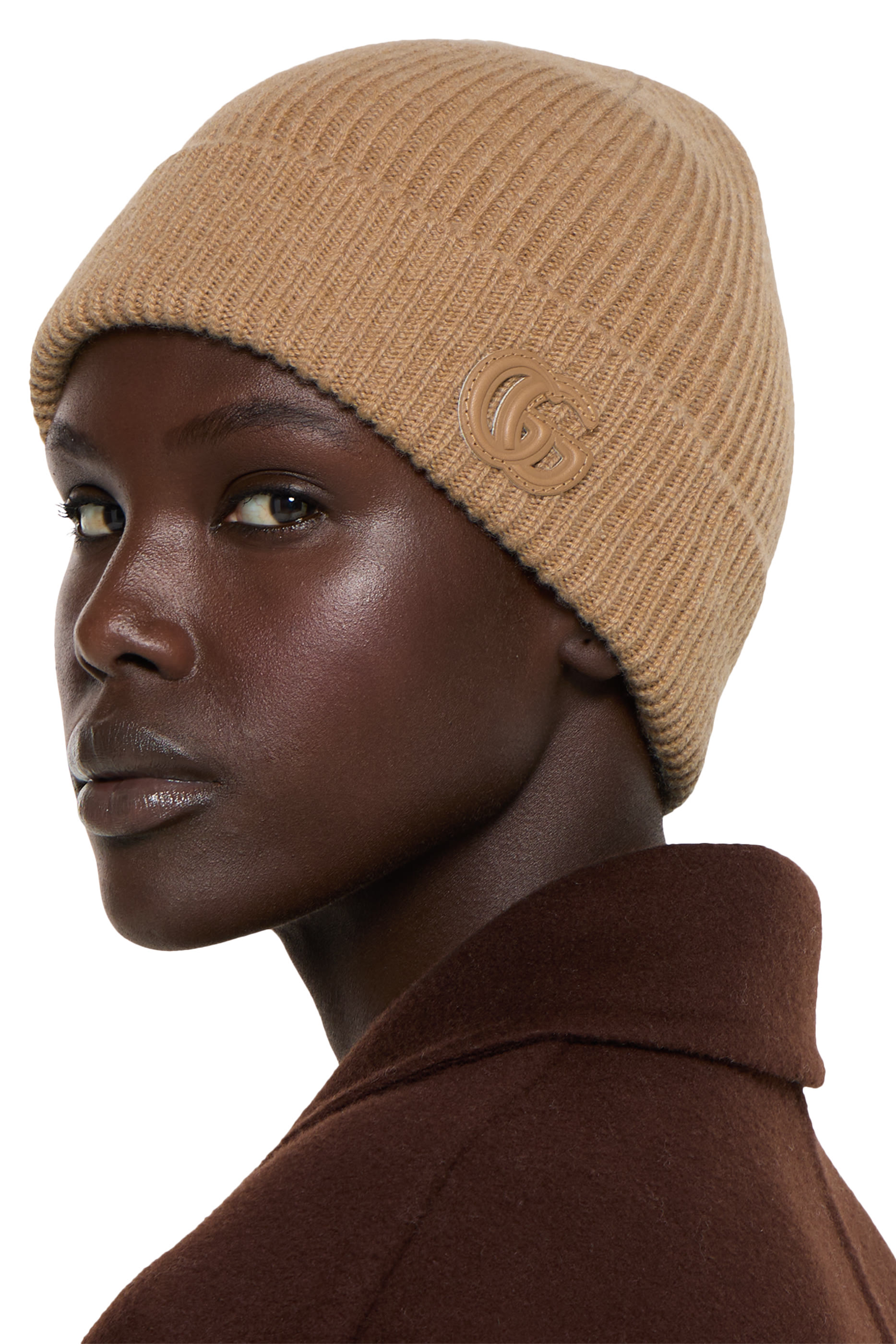 Logo Patch Cashmere Hat