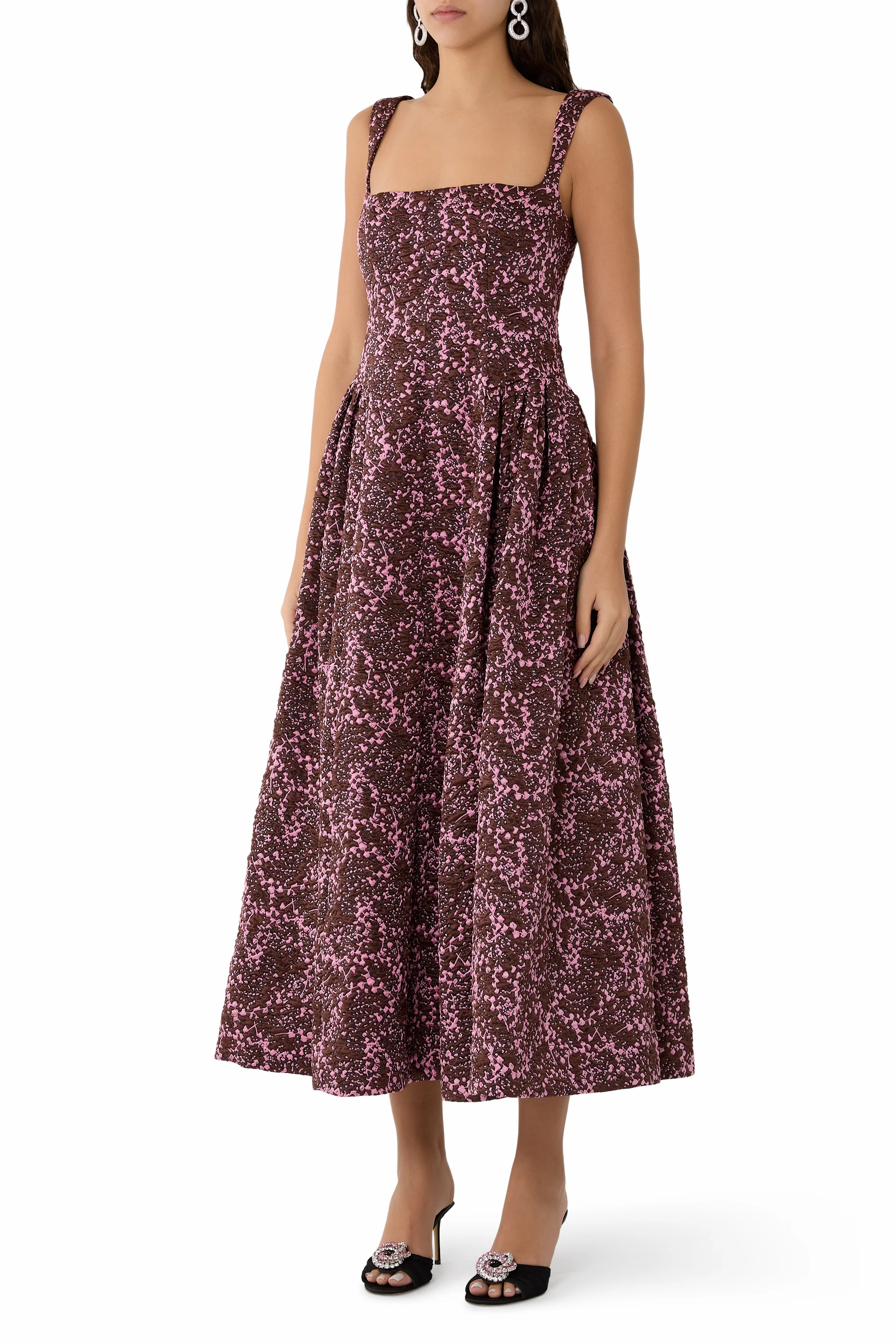 Sylvie Jacquard Dress