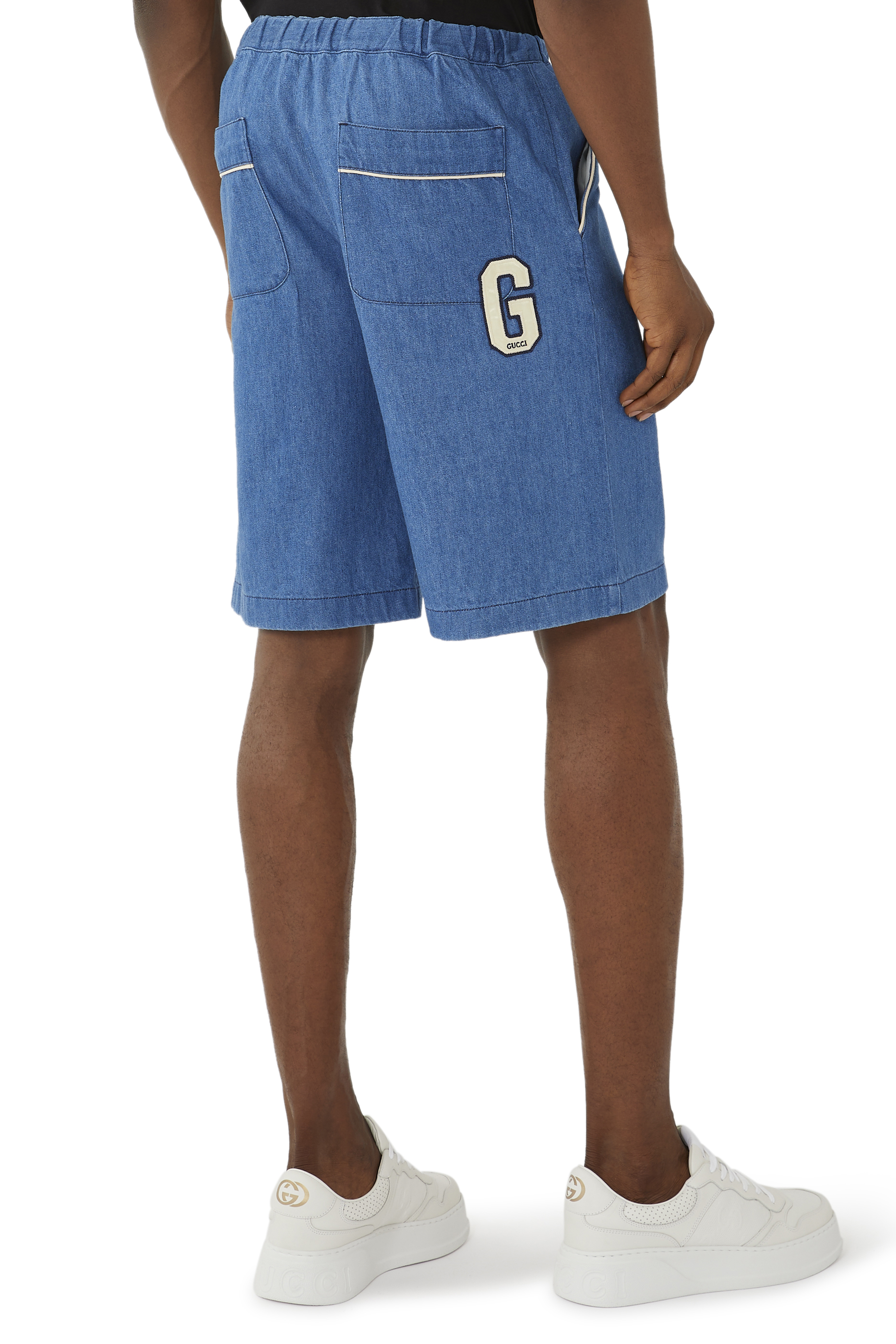 Denim G Patch Shorts