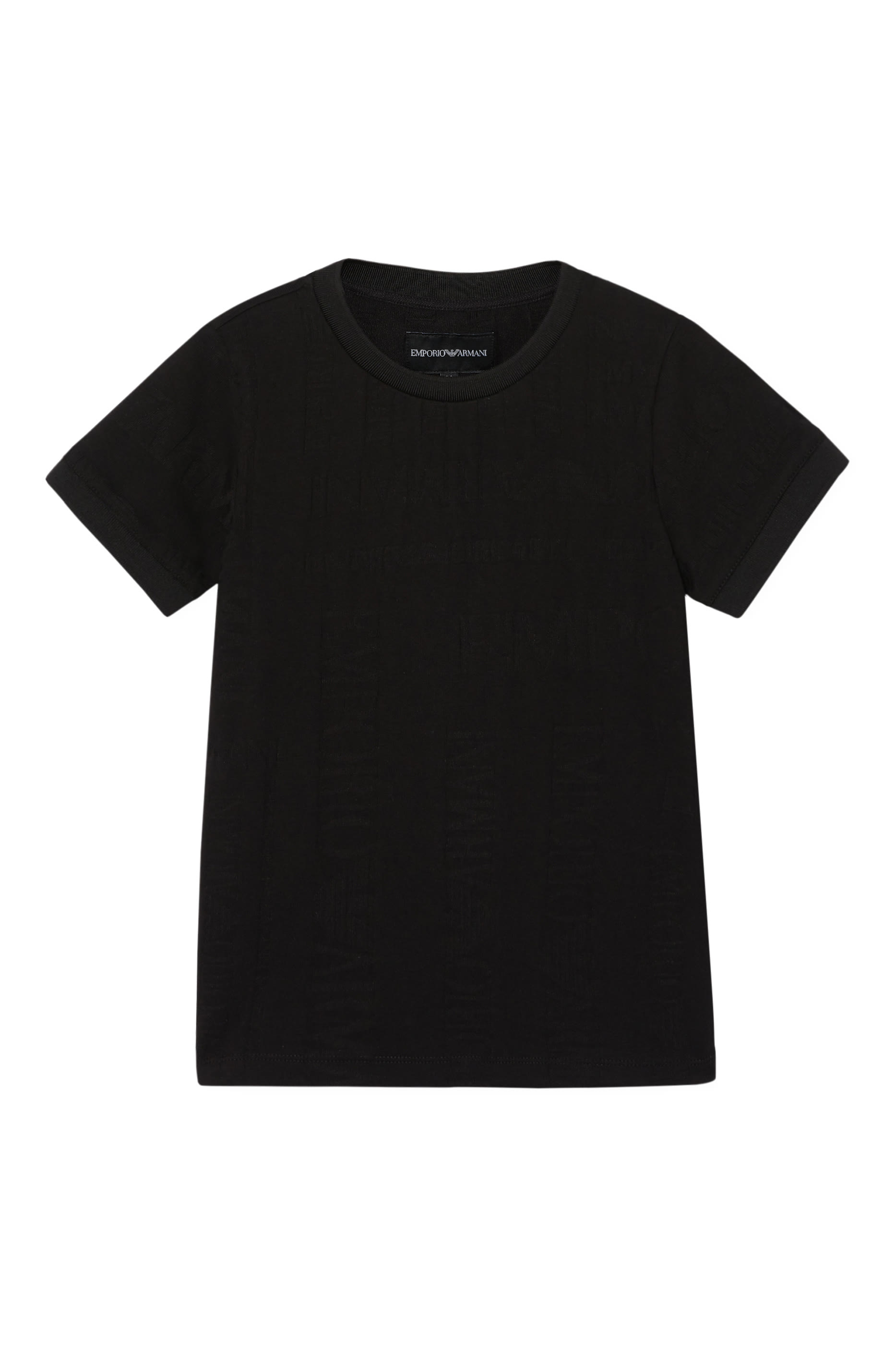 Jacquard Logo Crewneck T-Shirt