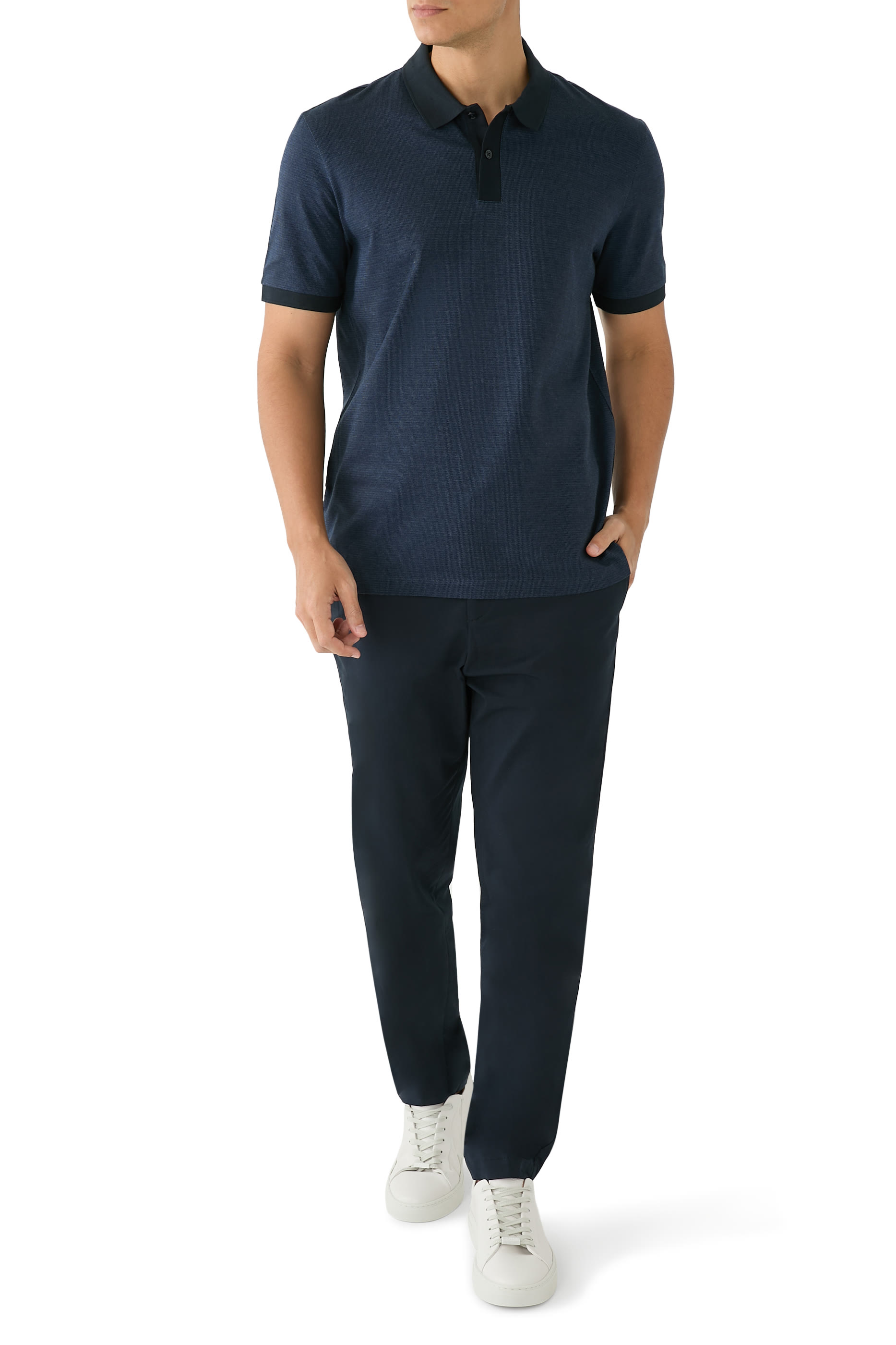 Mercerised-Cotton Polo Shirt