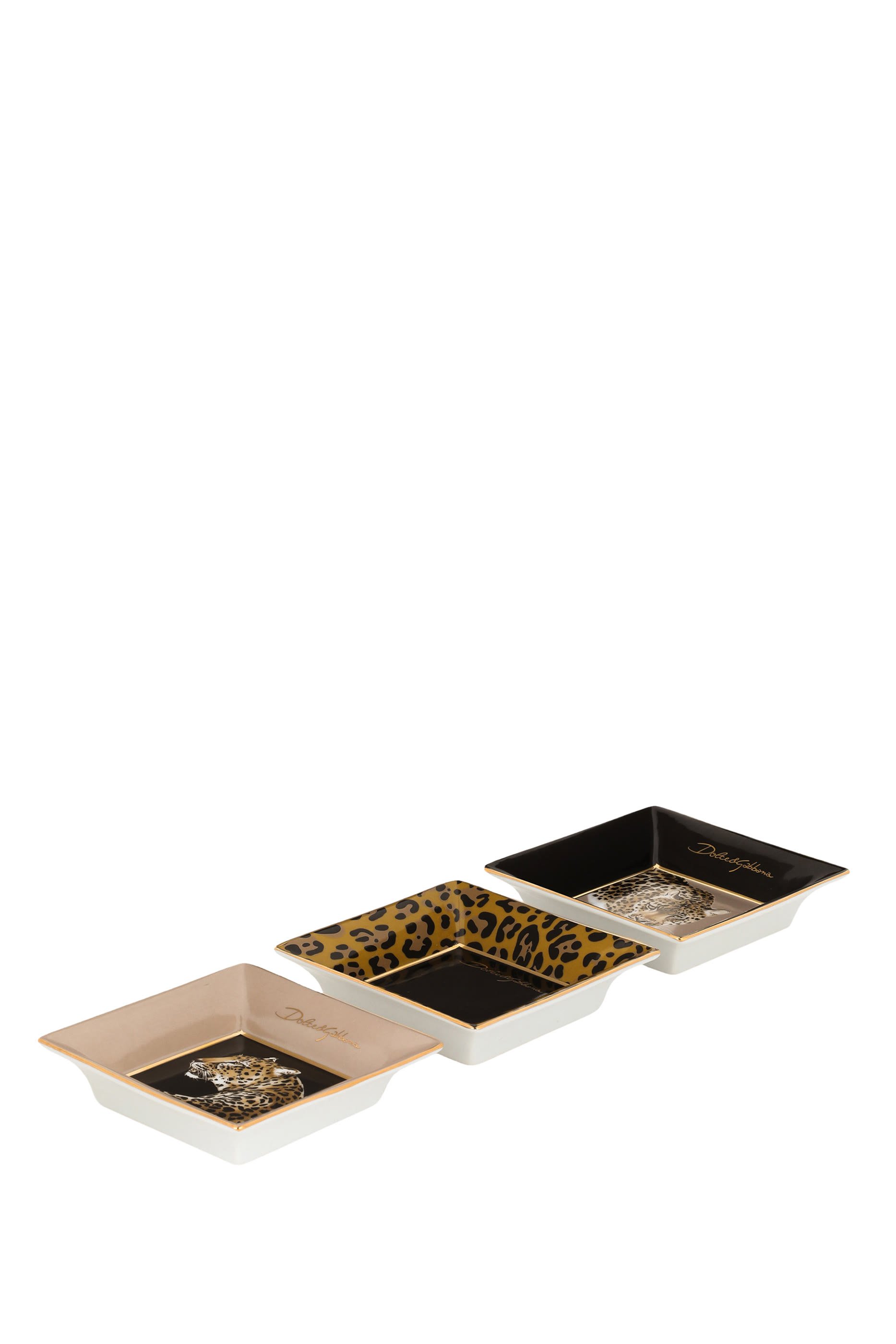 Leopardo Trinket Trays - Set of 3