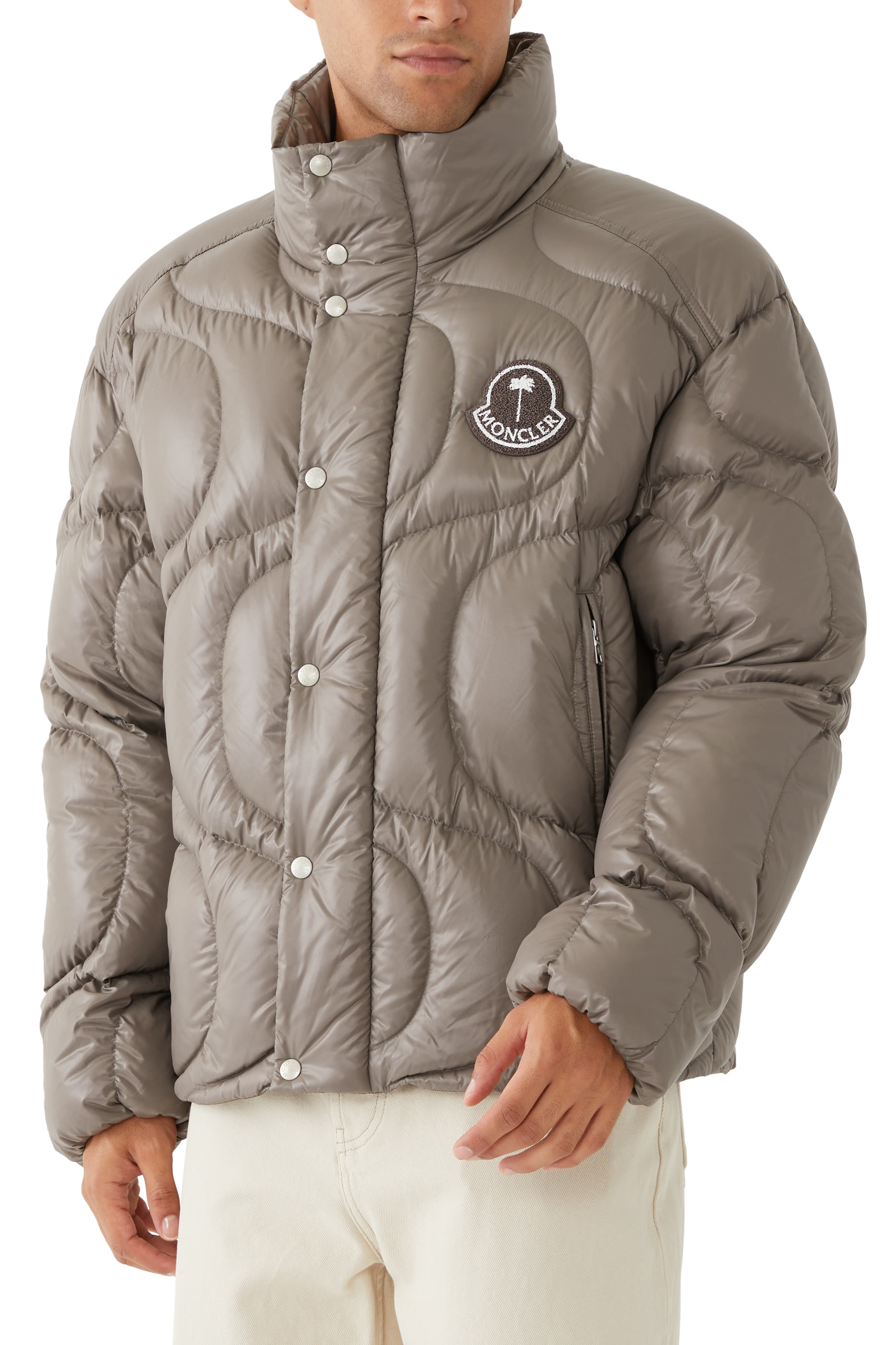 x Palm Angels Haunani Short Down Jacket