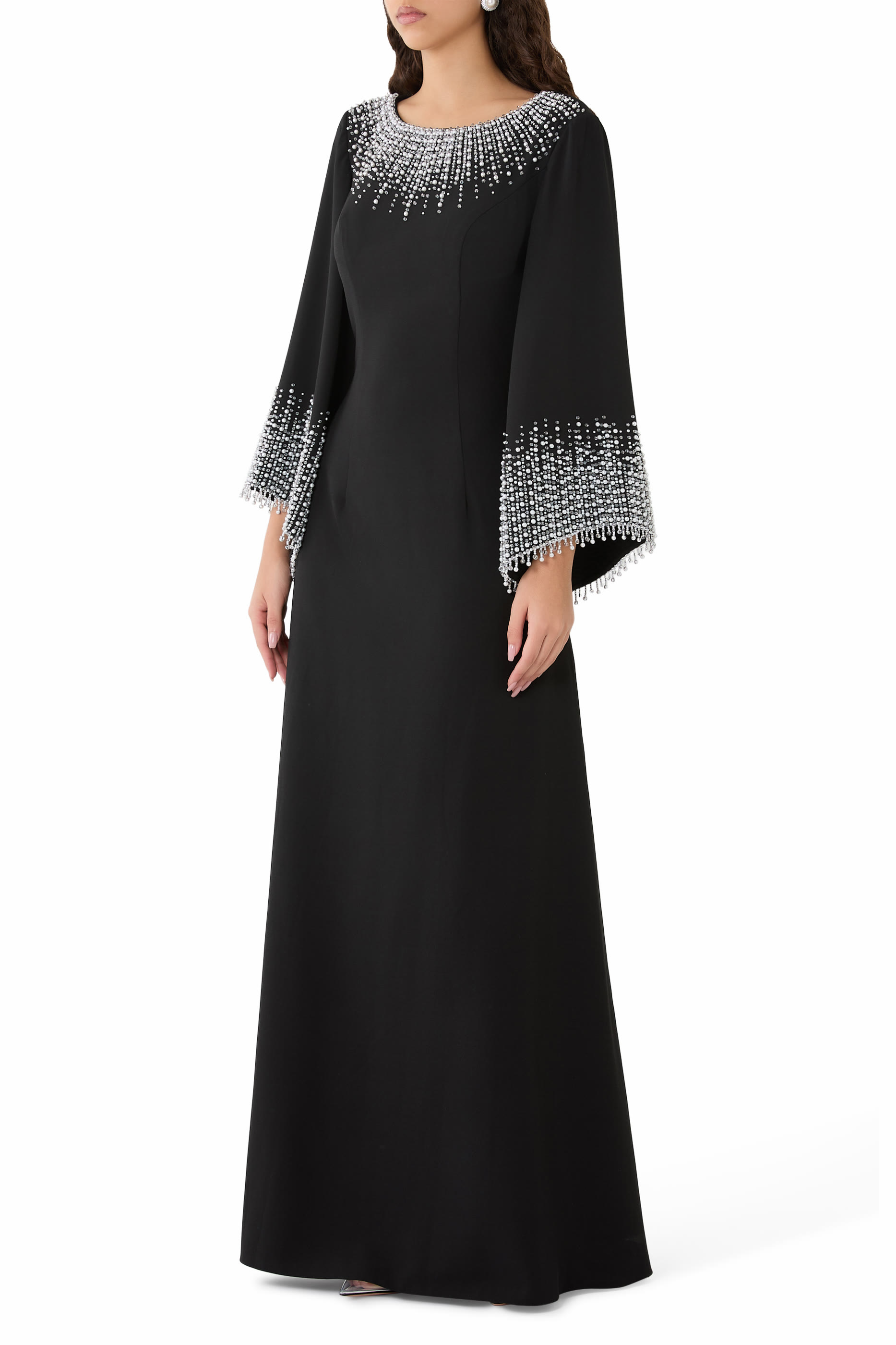 Long Sleeve Gown