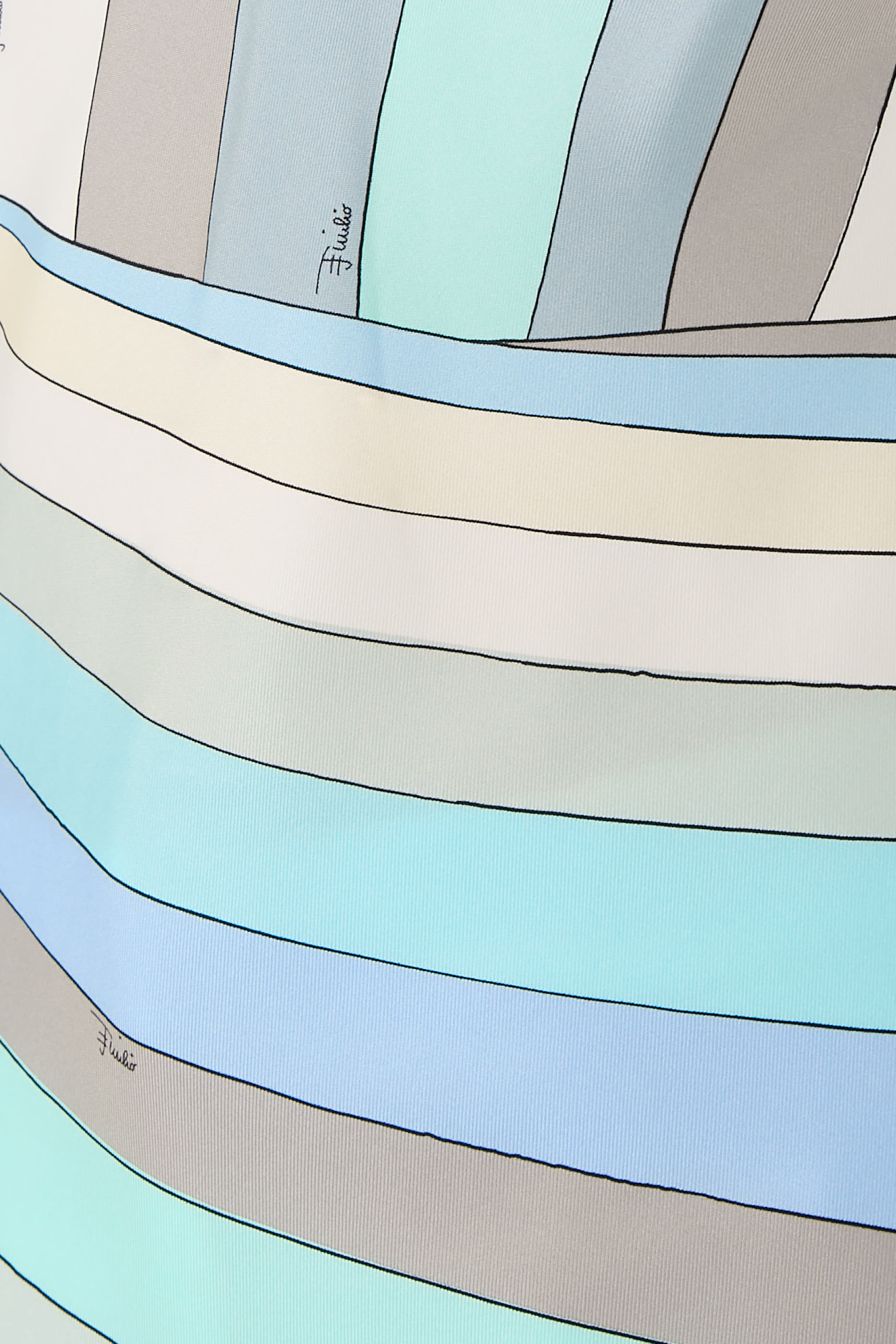 Iride-Print Silk-Twill Top