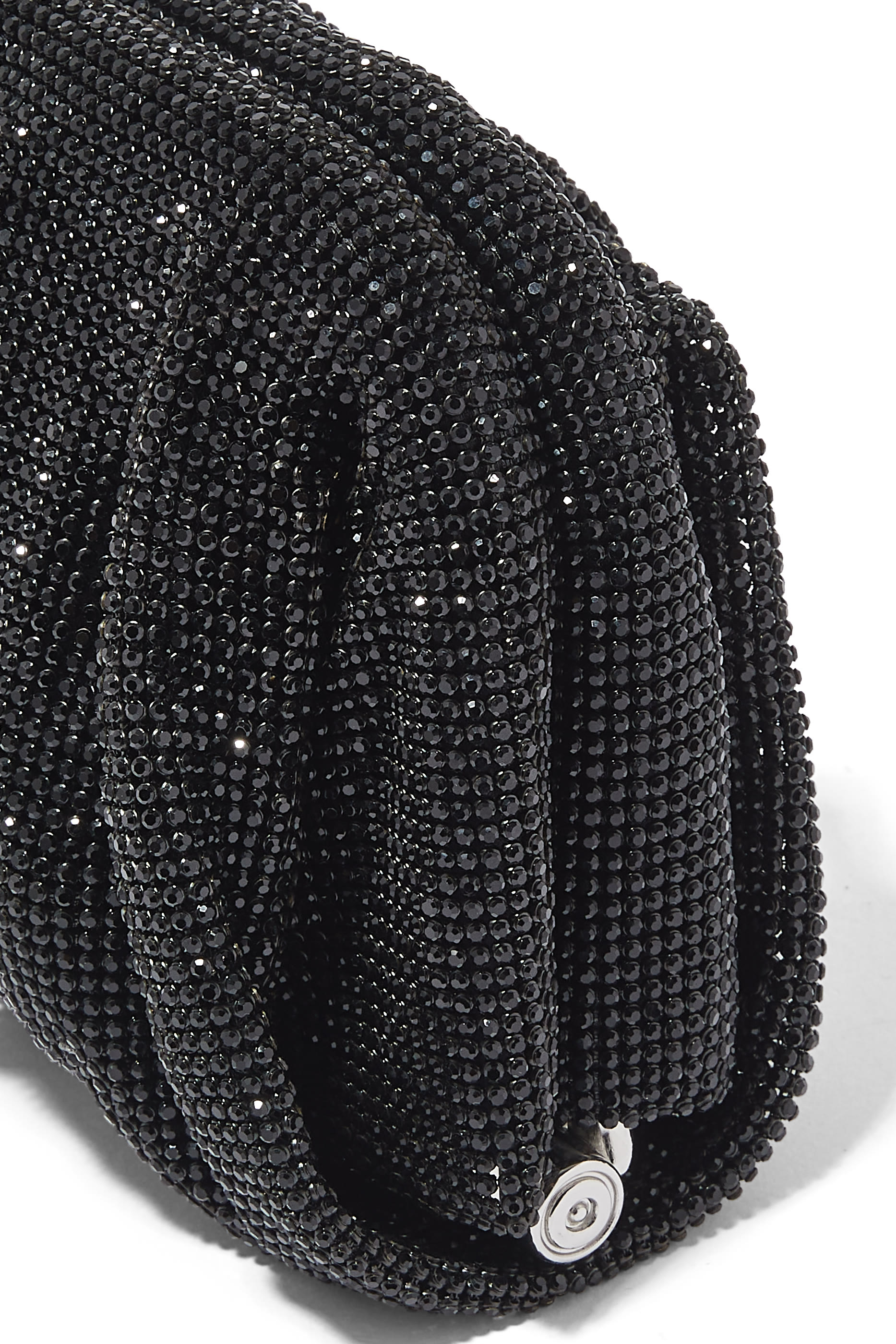 Venus La Grande Rhinstone Mesh Clutch