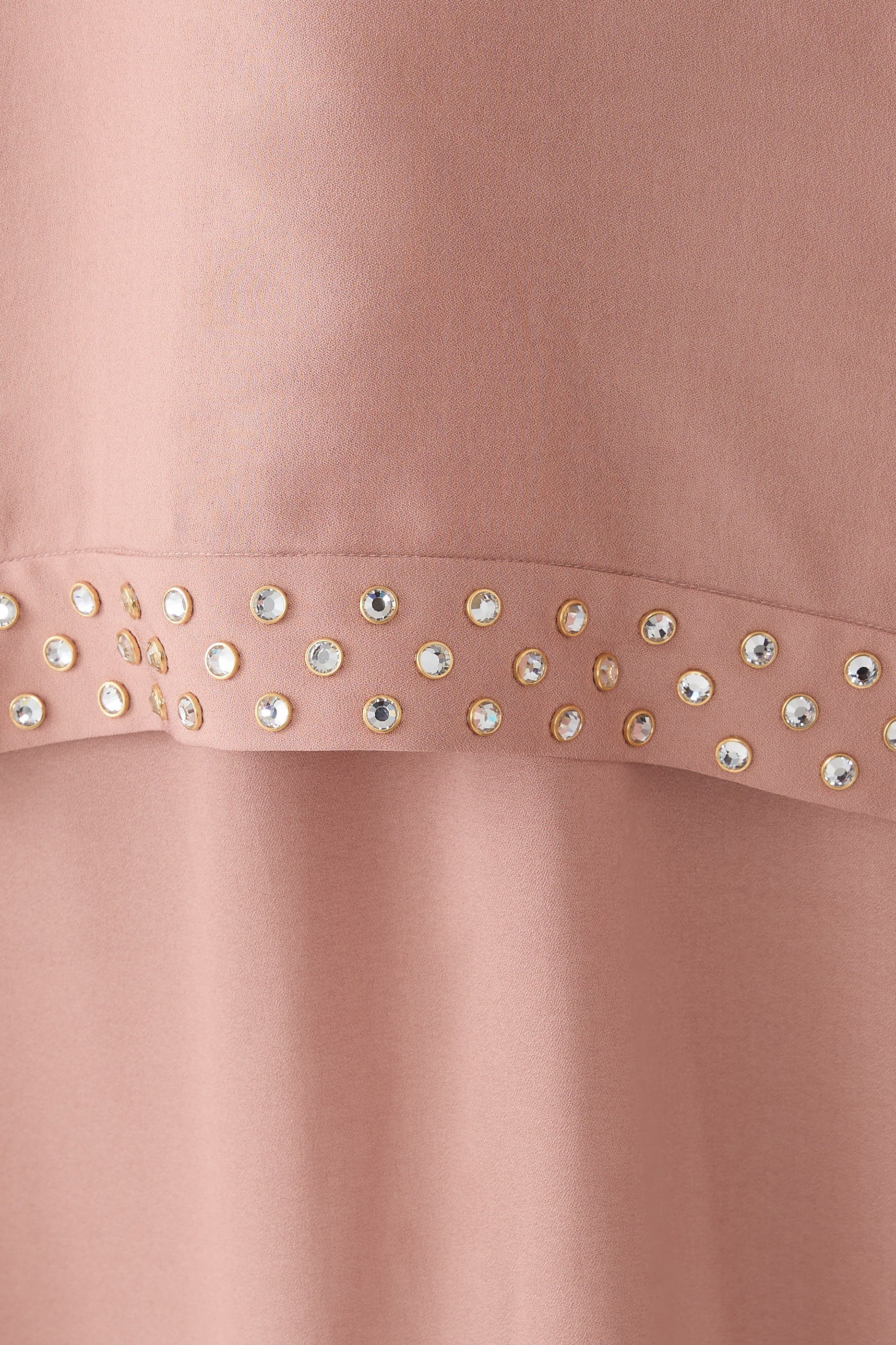 Lead-Free Crystal Cape Gown