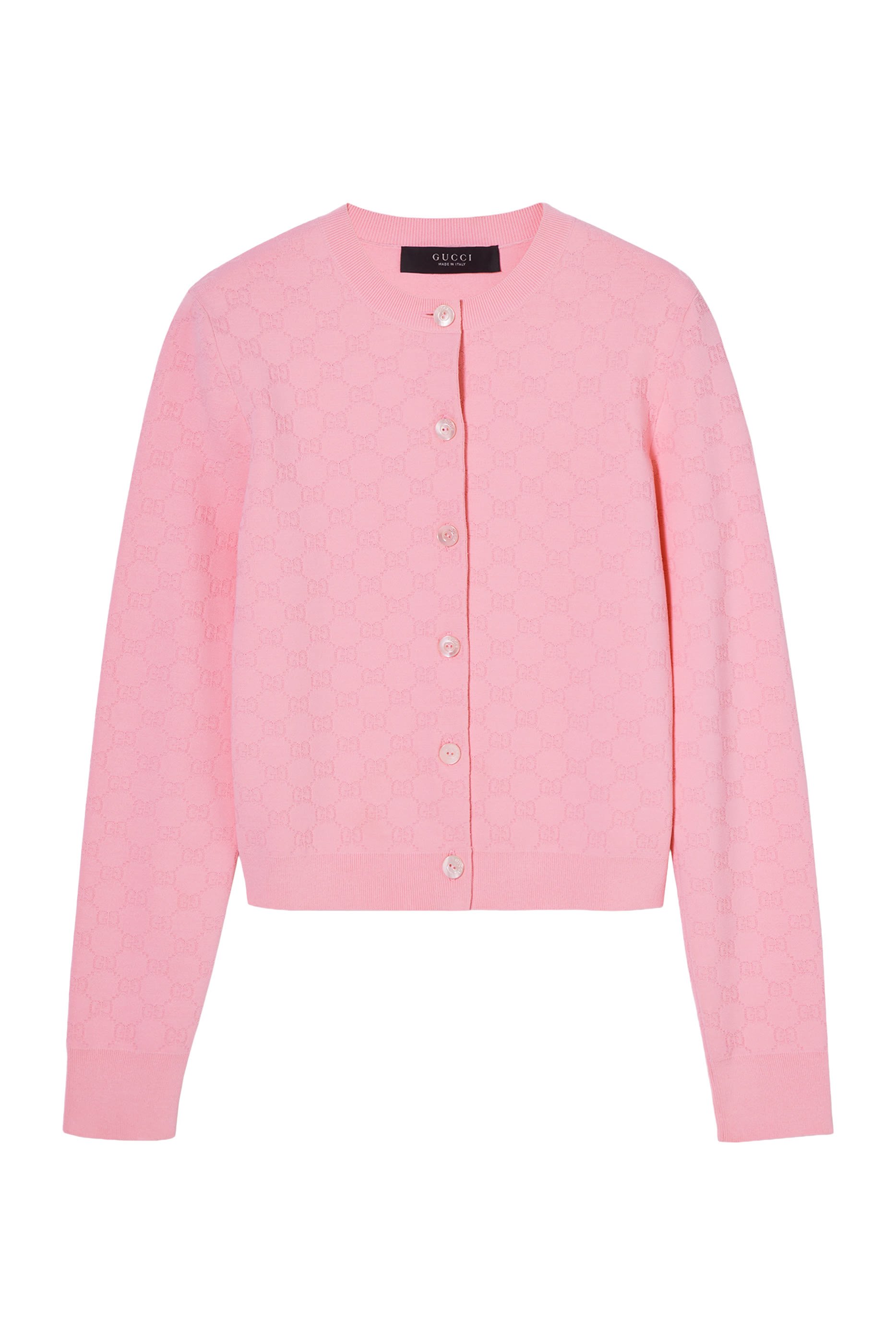 GG Fine Fabric Jacquard Cardigan