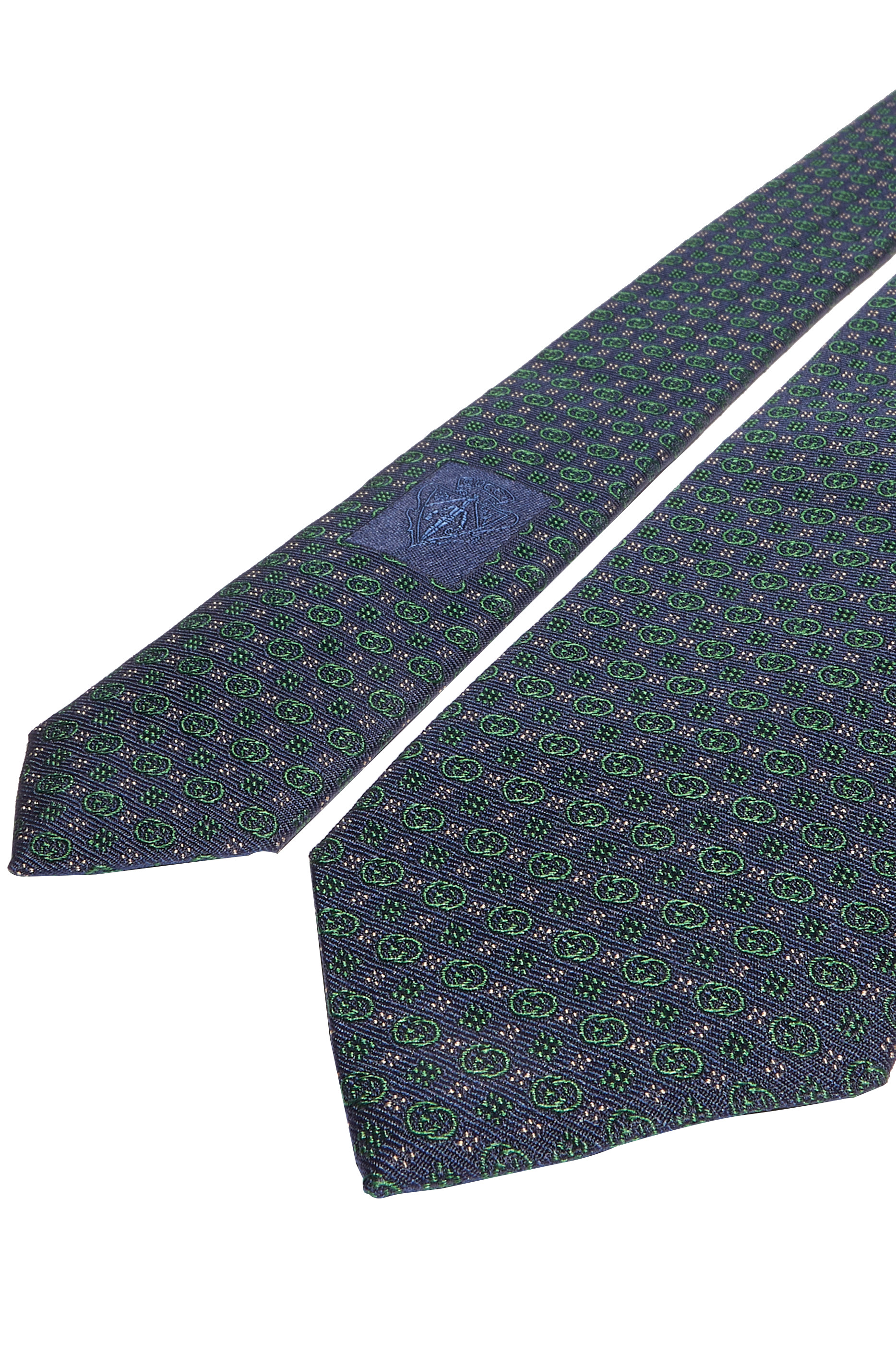 Interlocking G Silk Jacquard Tie 
