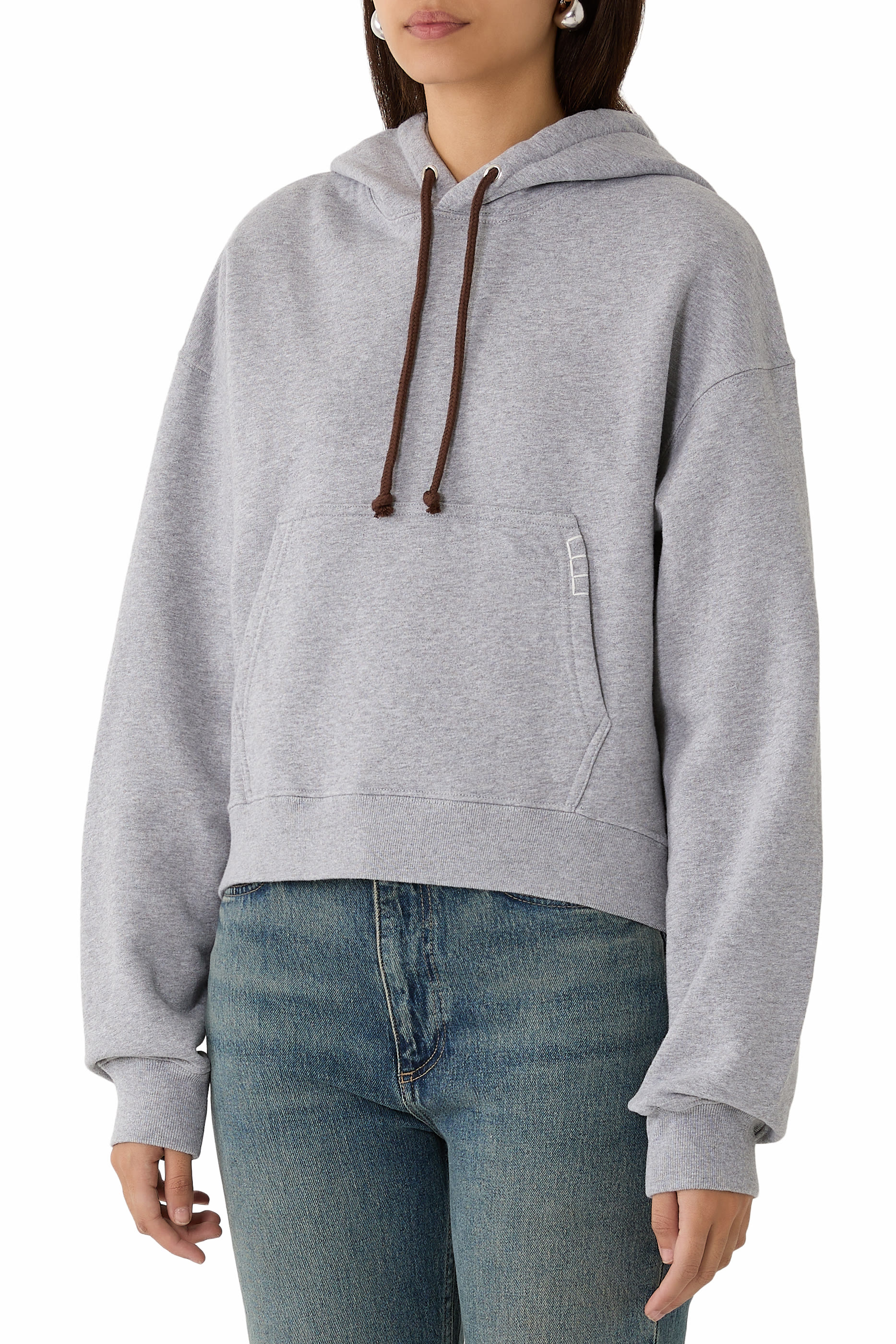 Curved Hem Hoodie