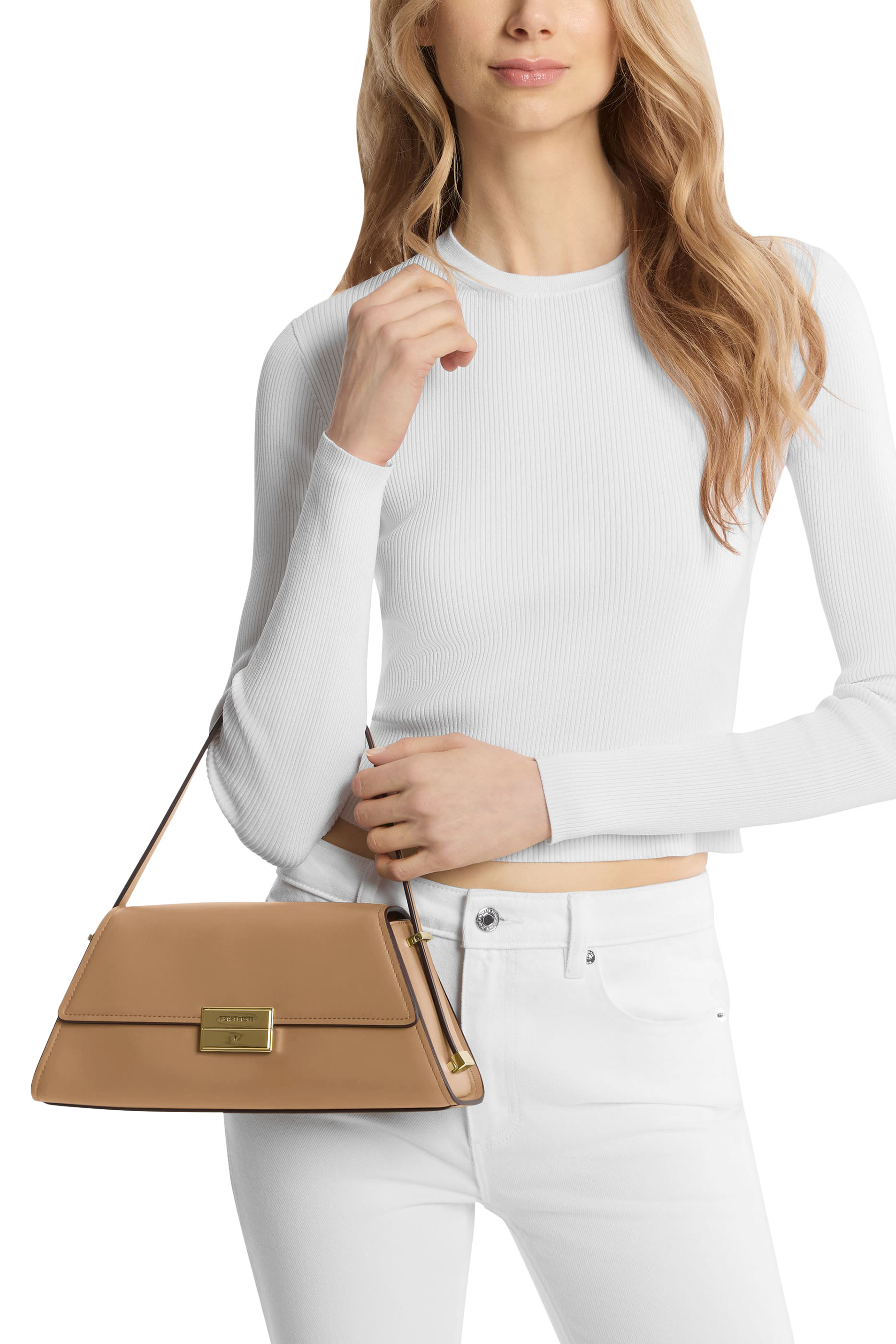Ludlow Medium Leather Shoulder Bag