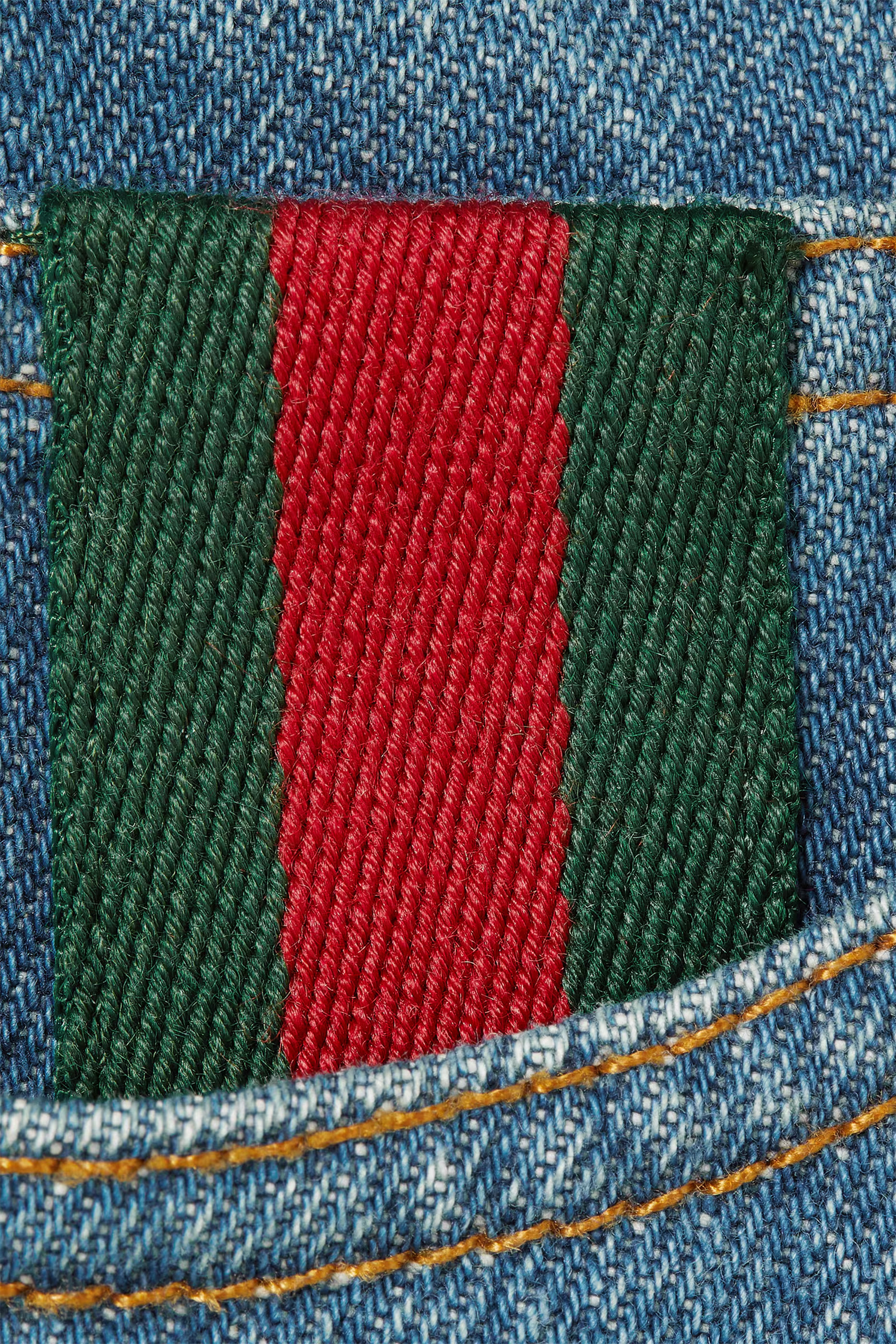 Kids Web Detailed Denim Shorts