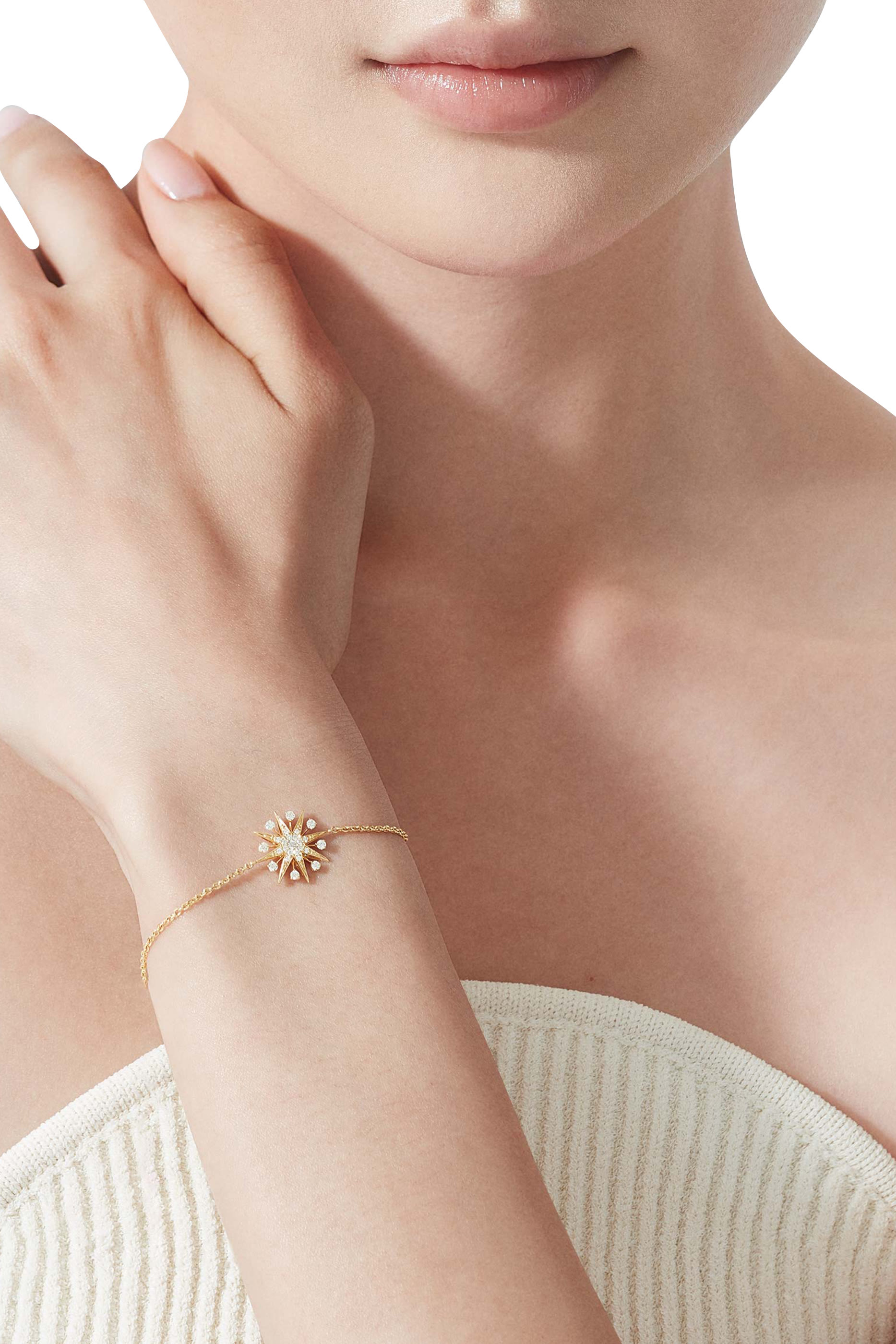 Starlight Mini Icons Bracelet,18K Yellow Gold & Diamonds