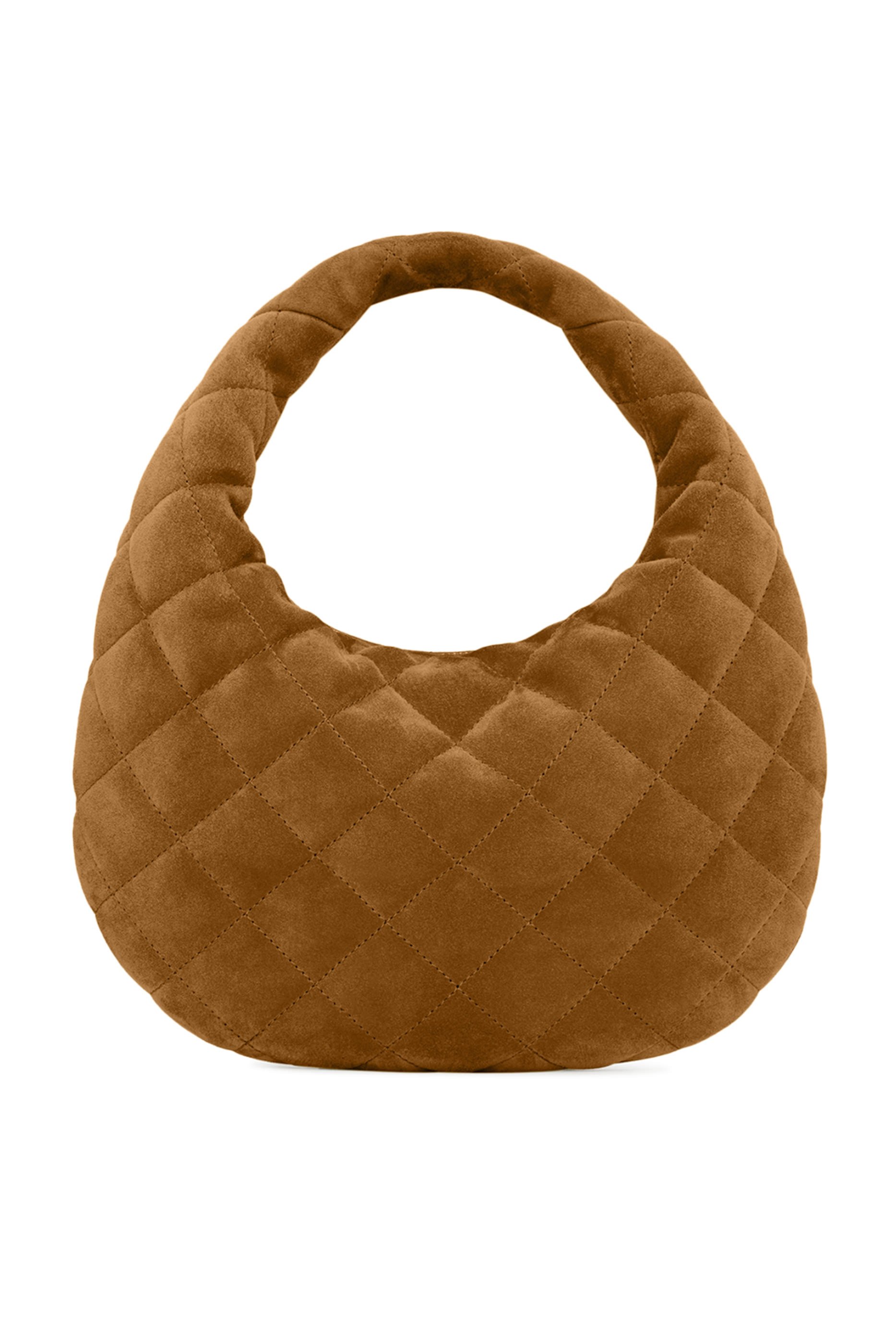 Icarino Bag in Quilted Suede 