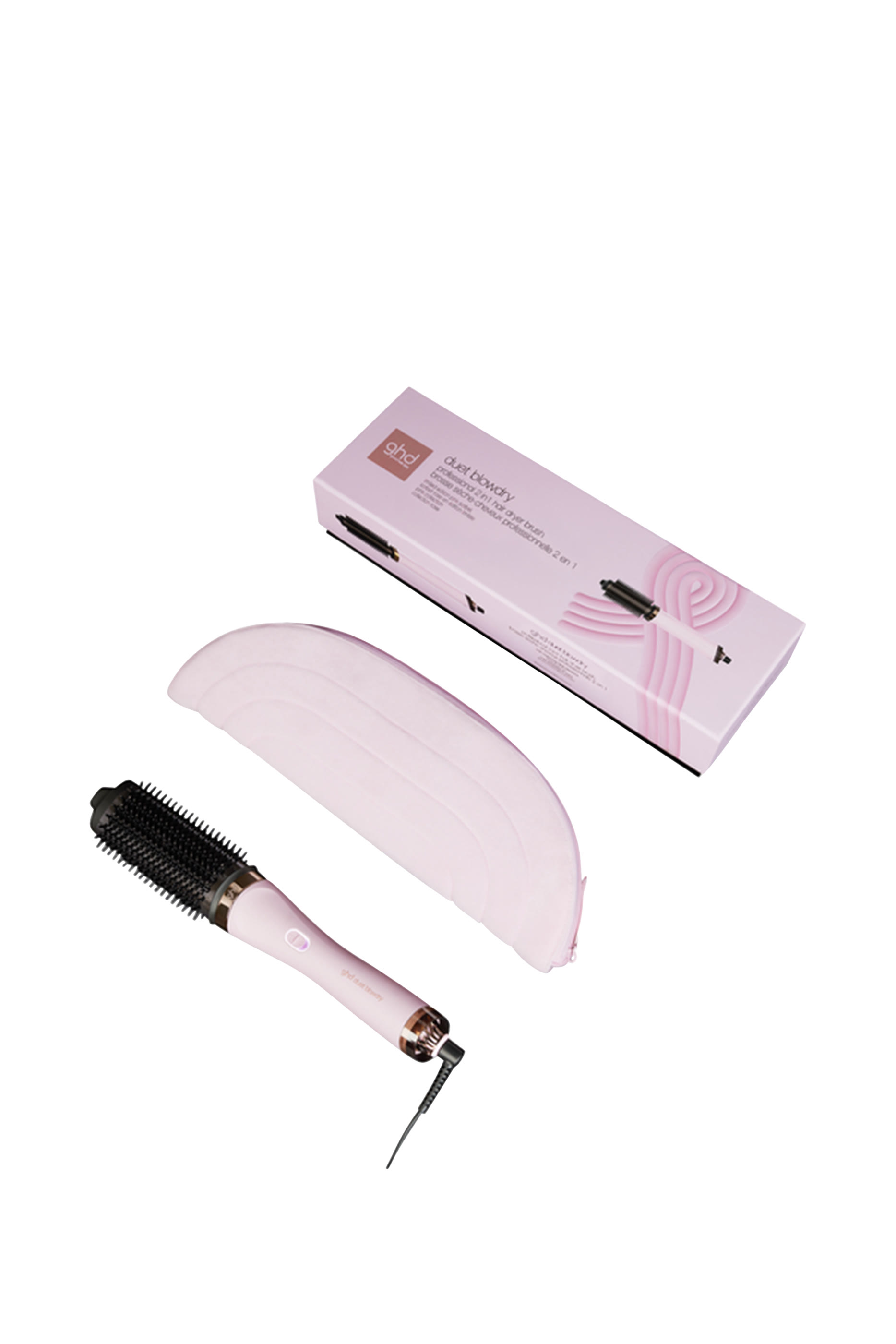 Pink Collection Duet Blowdry Hair Dryer Brush