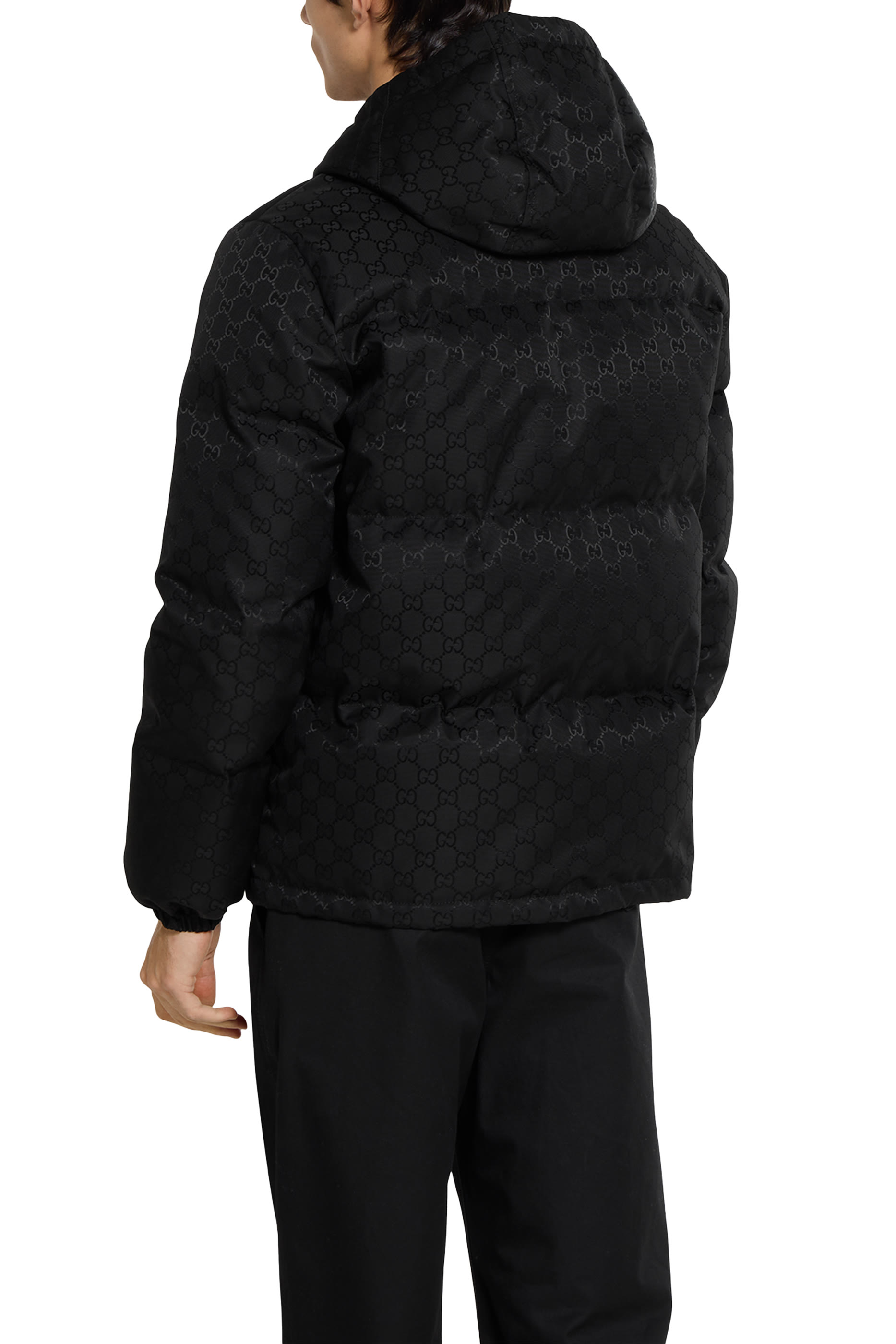 GG Nylon Canvas Down Jacket 