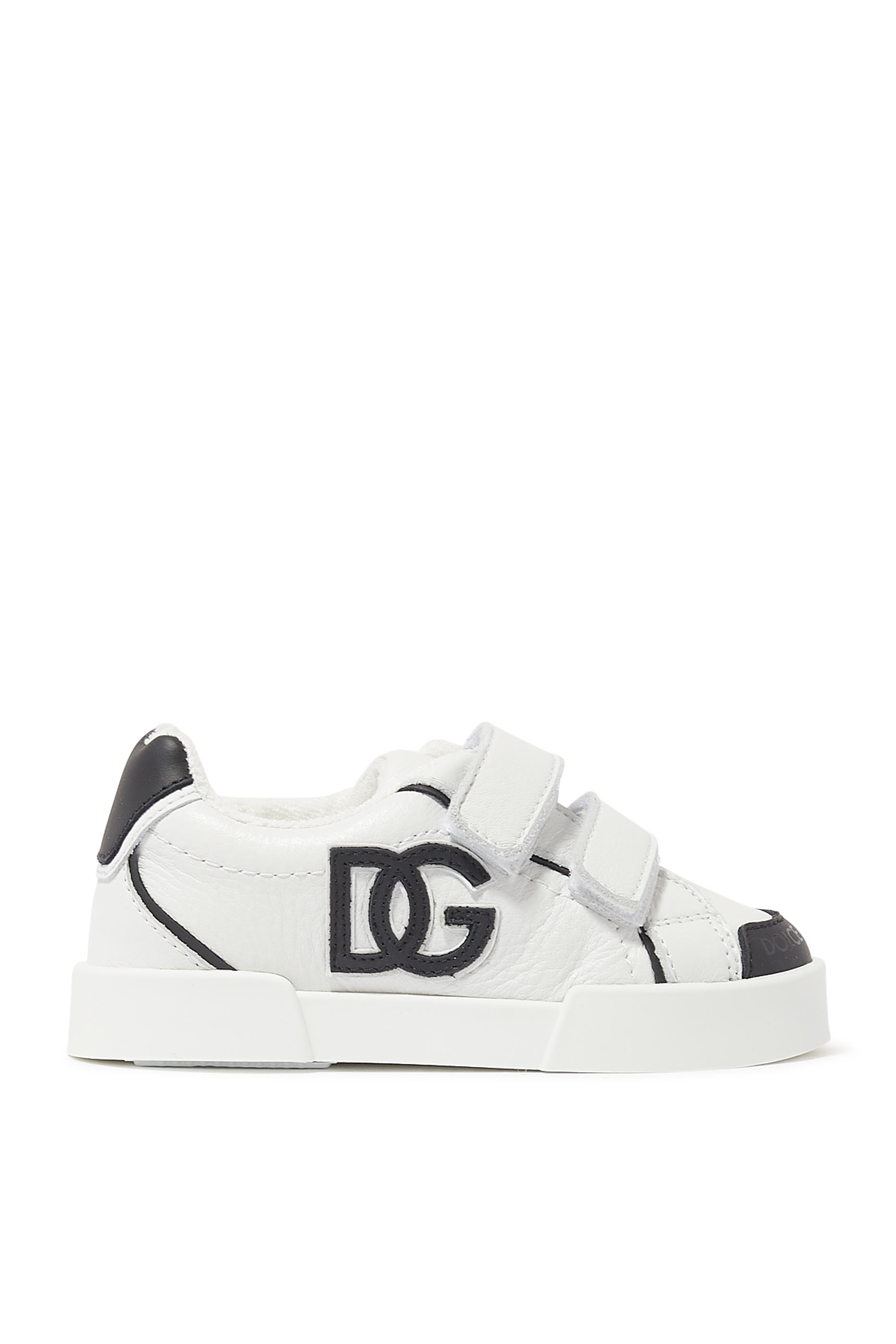 Kids Portofino Leather Low Top Sneakers