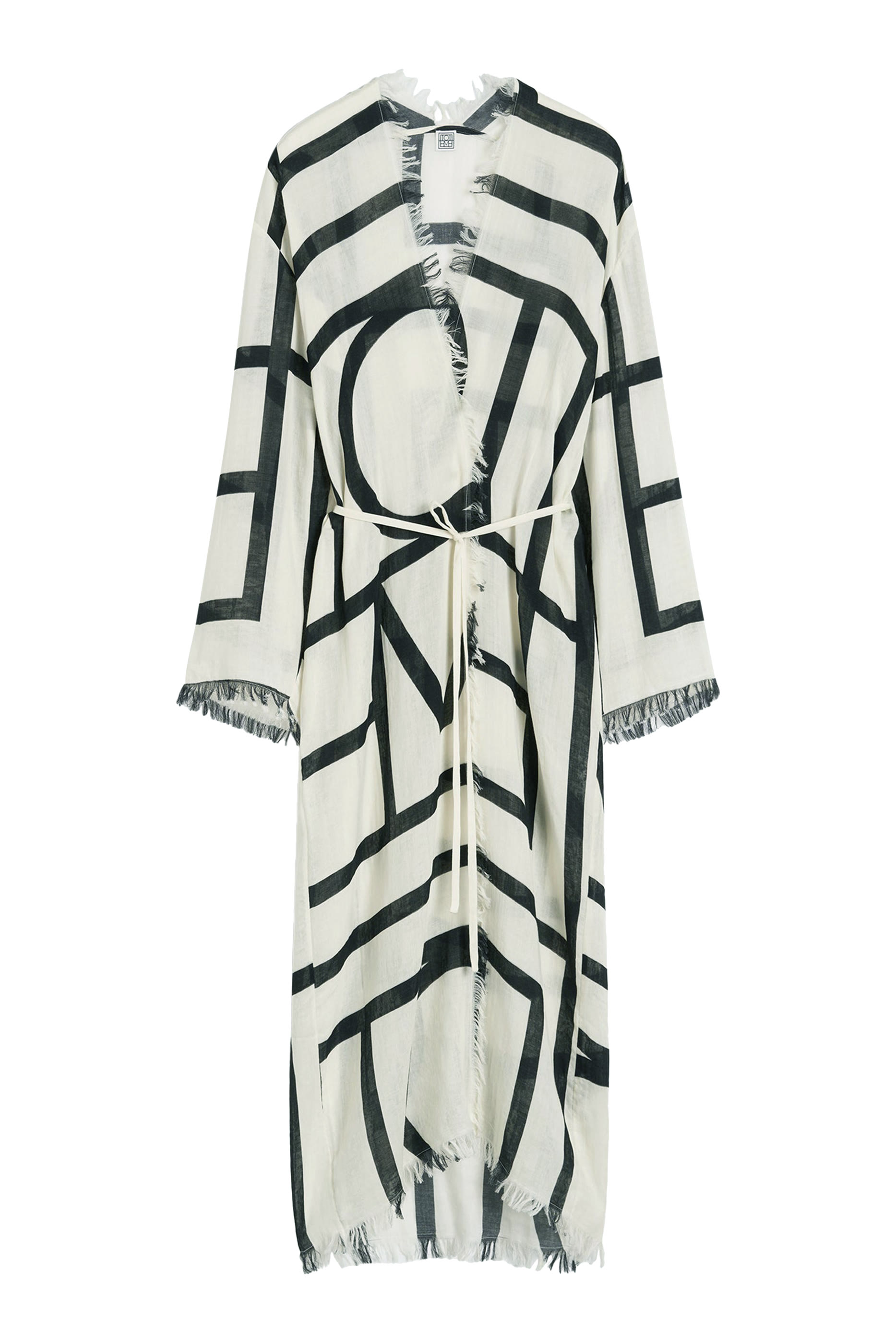 Monogram Wrap Dress
